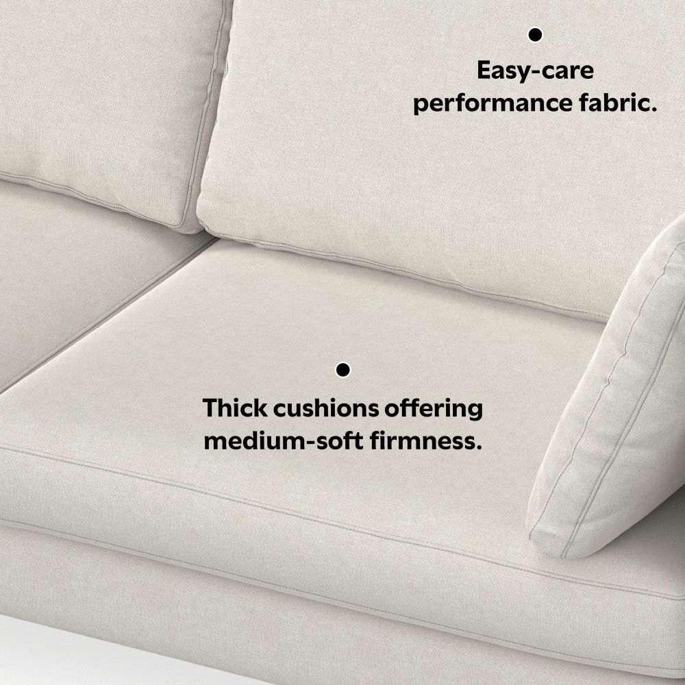 Ava - Mid Century Sofa, Upholstered