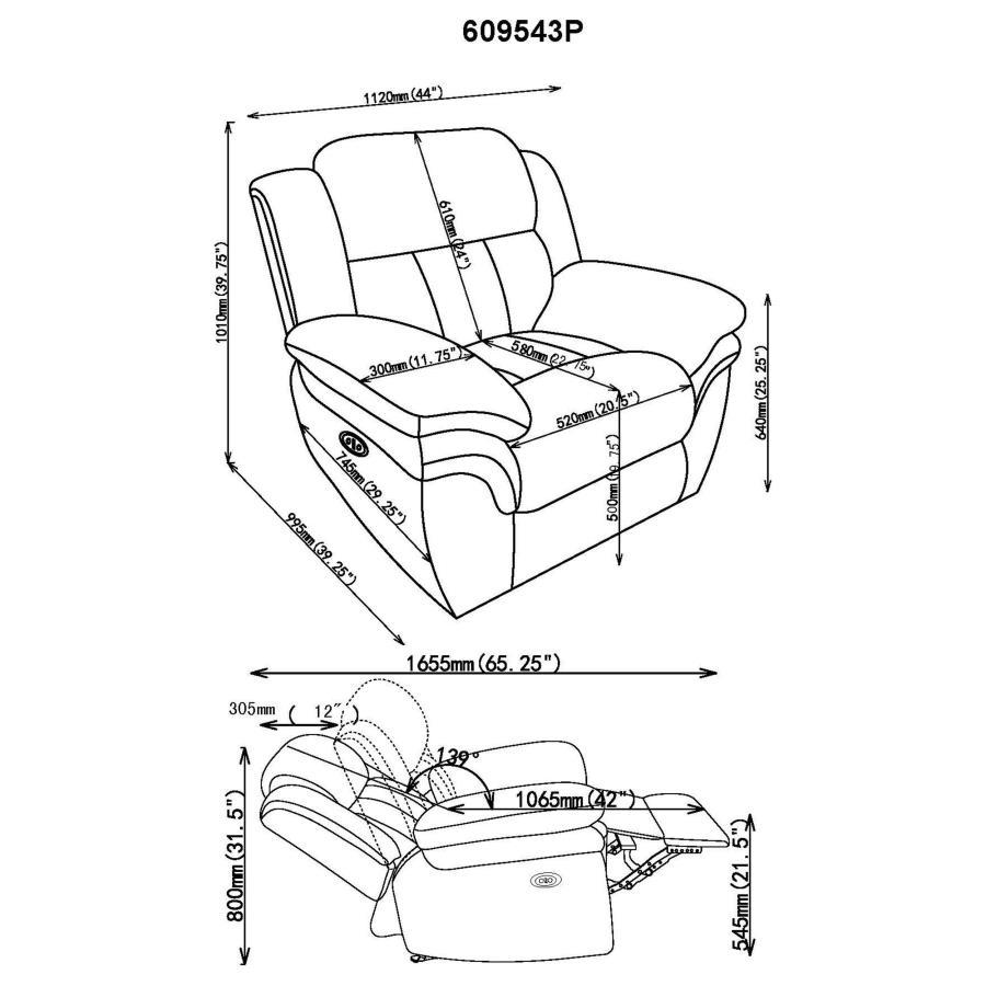 Bahrain - Upholstered Glider Recliner