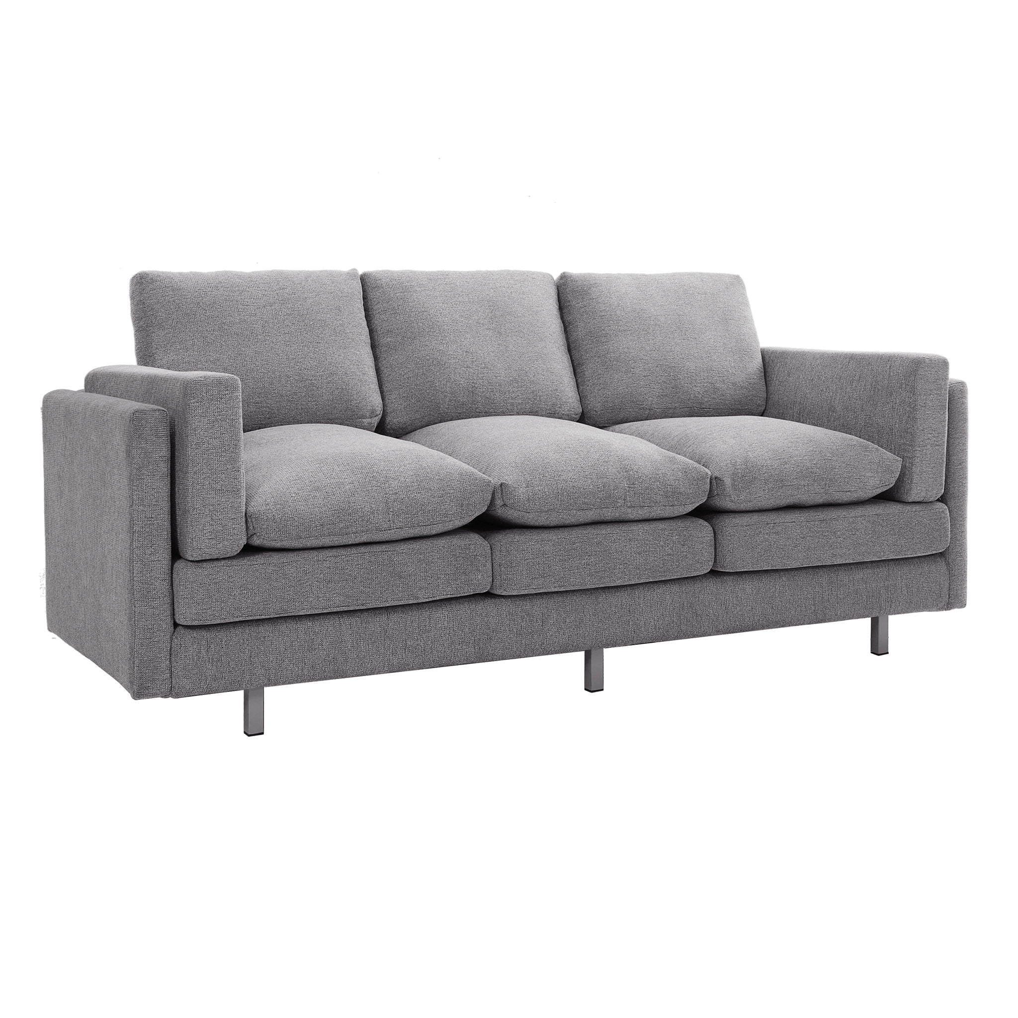 3 Seater Sofa With Dual Layer Seat Cushions