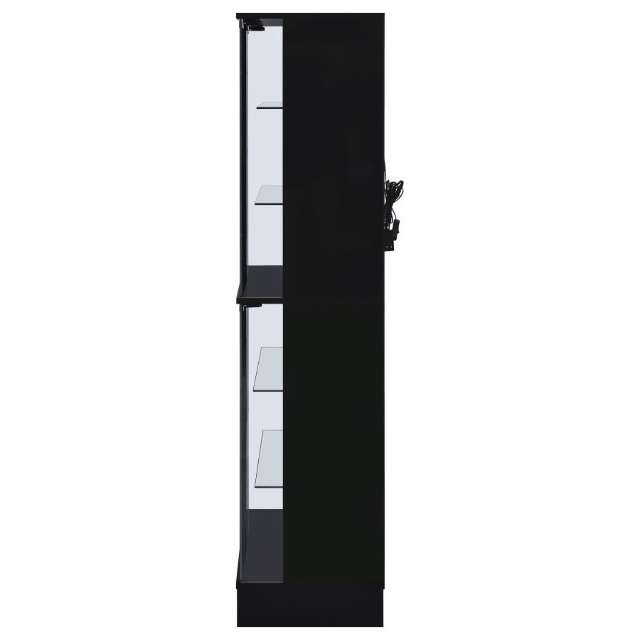 Cabra - 4-door LED Curio Display Cabinet