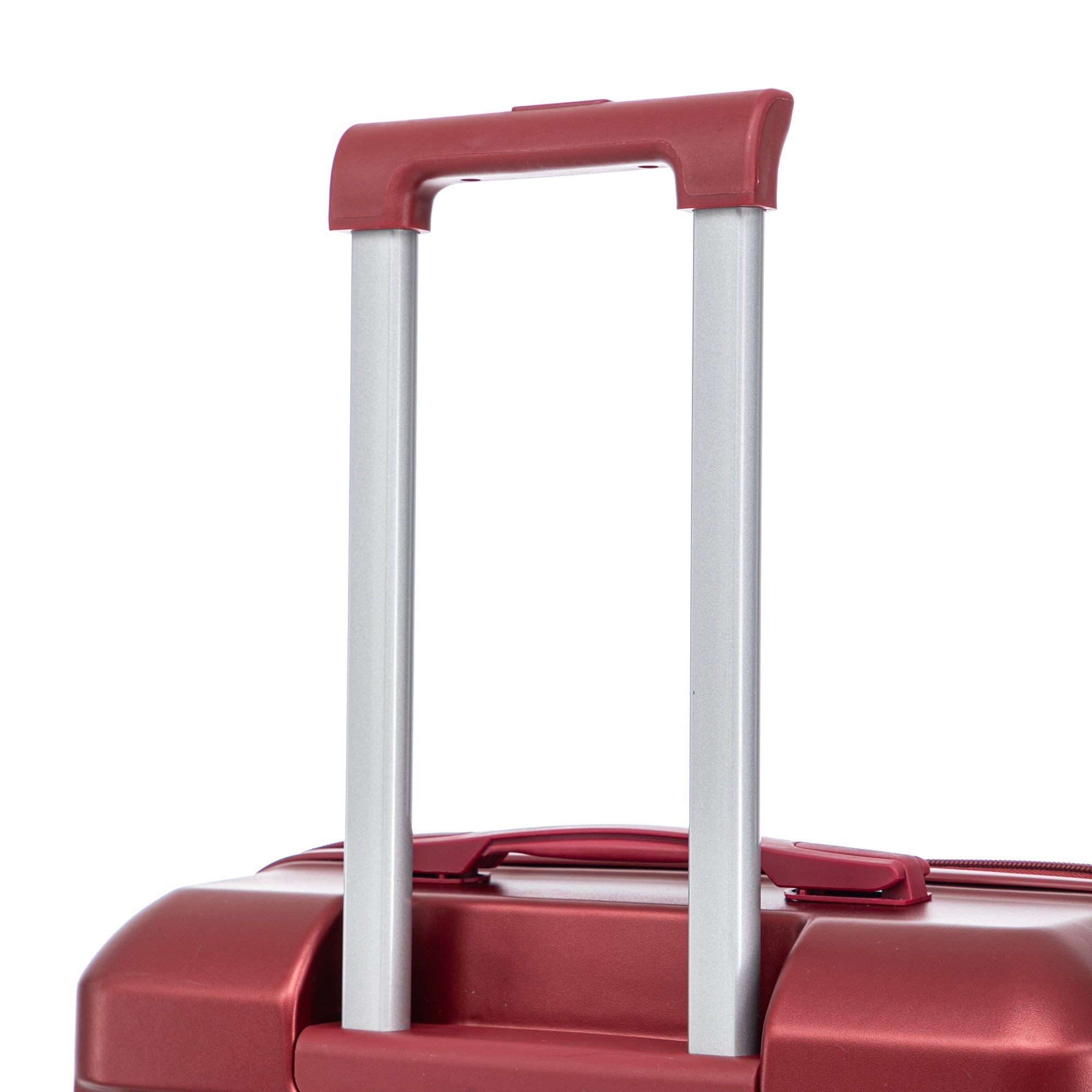 Set 3PCs 20'/24'/28' ABS Spinner Wheel Luggage Wine Red