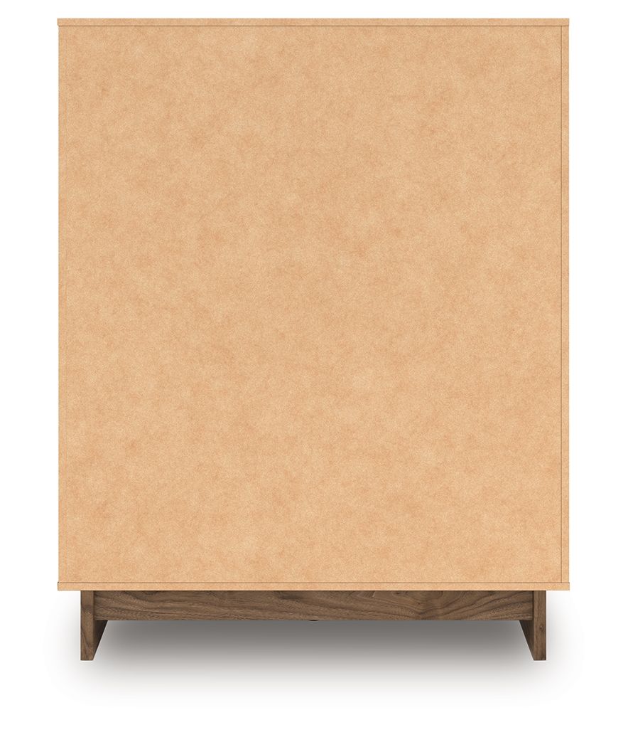 Chirason - Five Drawer Wide Chest - Brown - Best Buy Furniture