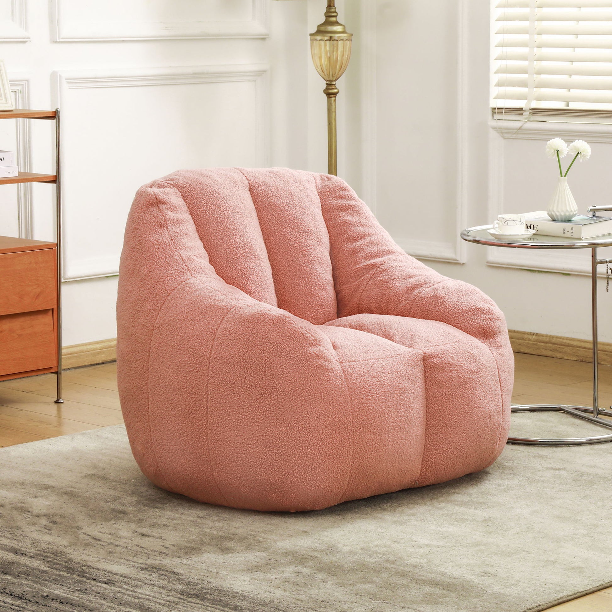 Comfy Bean Bag Chair With Memory Foam Filler, Tufted Soft - Best Buy Furniture