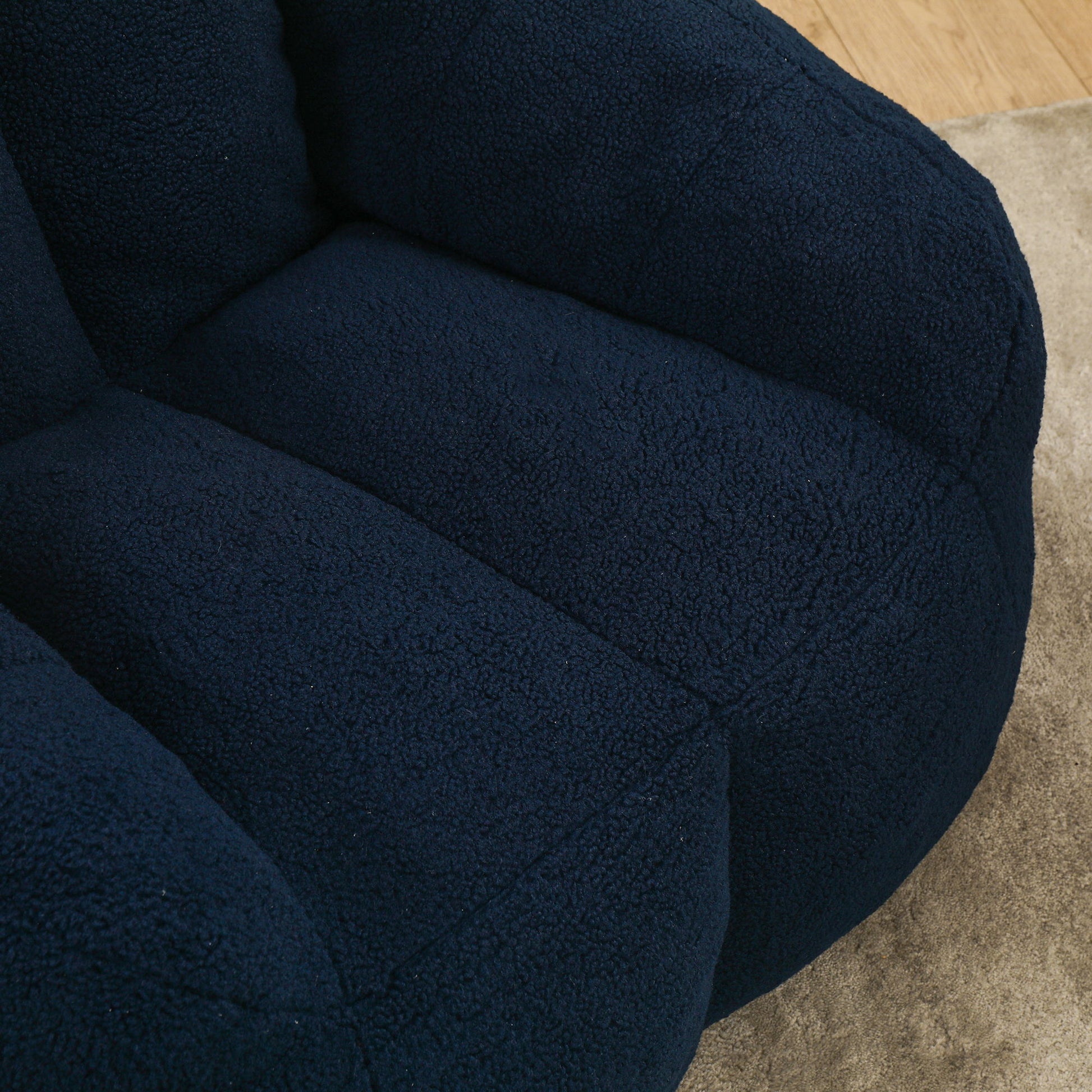 Comfy Bean Bag Chair With Memory Foam Filler, Tufted Soft - Best Buy Furniture