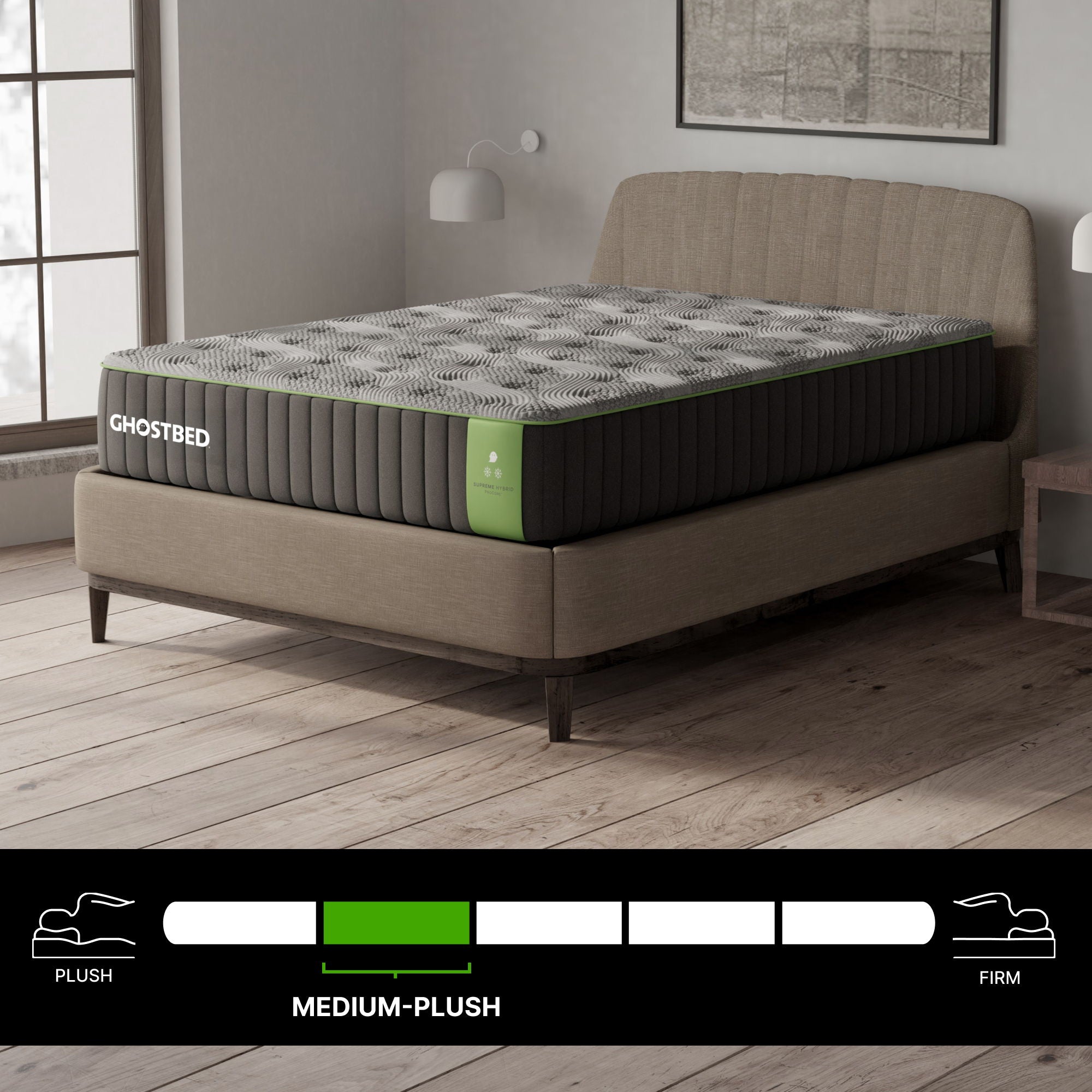 Supreme - 12" Hybrid Mattress With Plush Quilted Cooling Foam Design