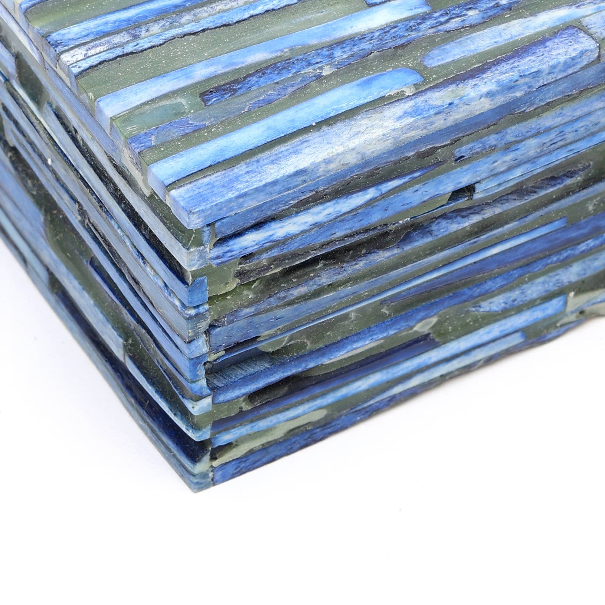 Yareli Handcrafted Sky-Blue Dyed Bone Inlay Decorative Box