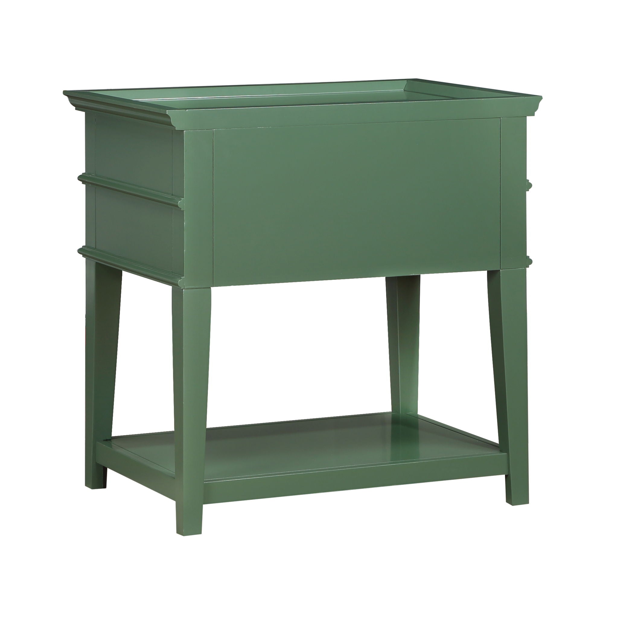 Carmona - 2 Drawer Tray Top Nightstand Pulls