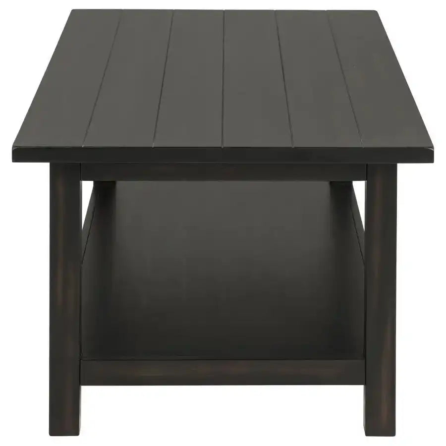 Payne - Wood Coffee Table with Shelf - Best Buy Furniture