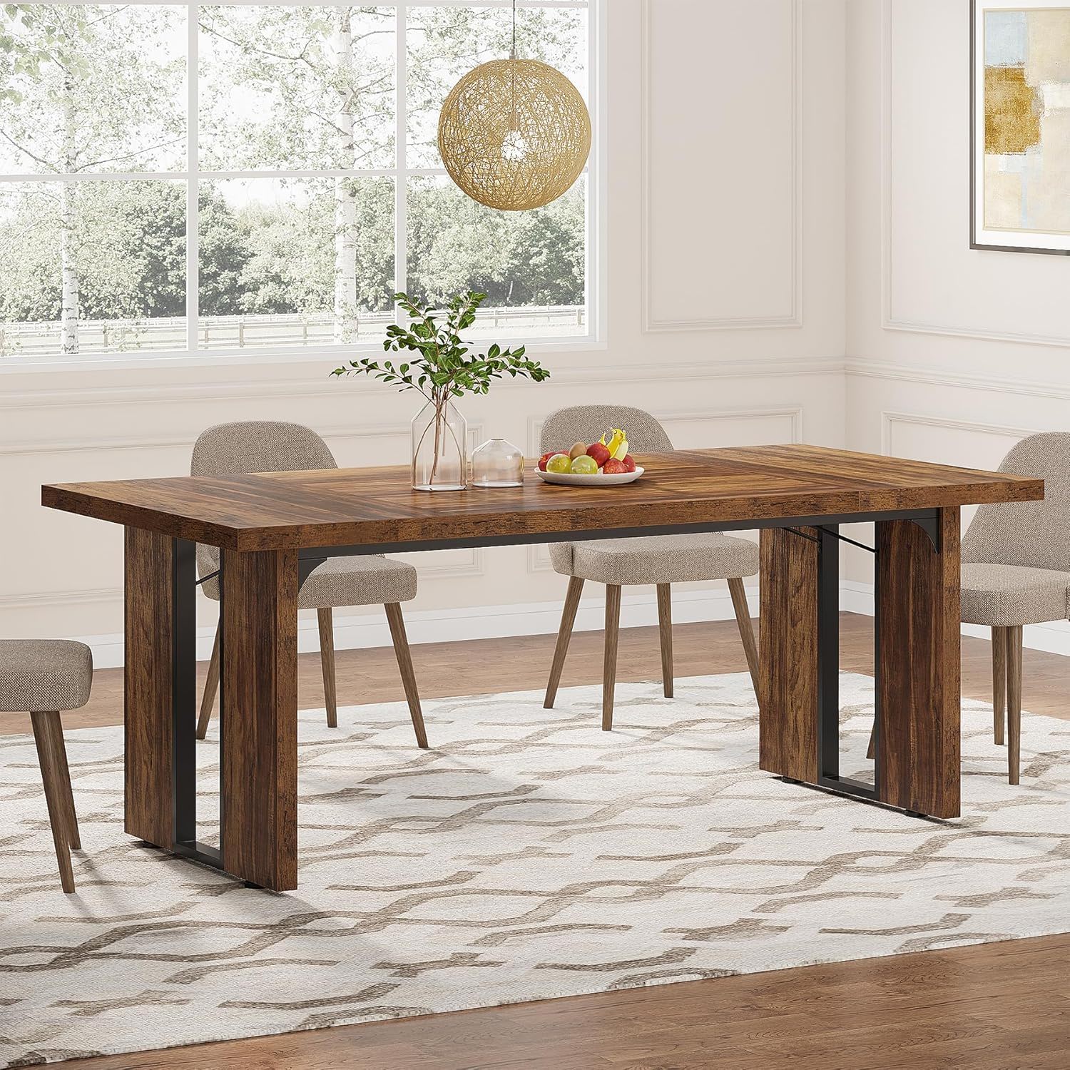 Large Rectangular Kitchen Table