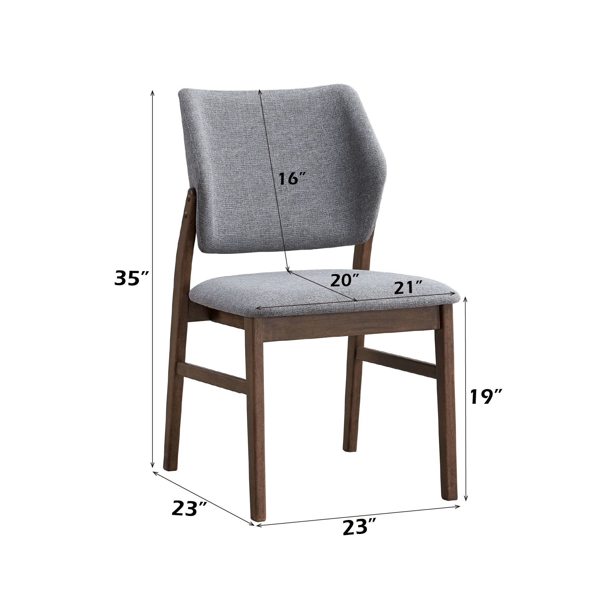 Sarha - Padded Seat Side Chair (Set of 2)