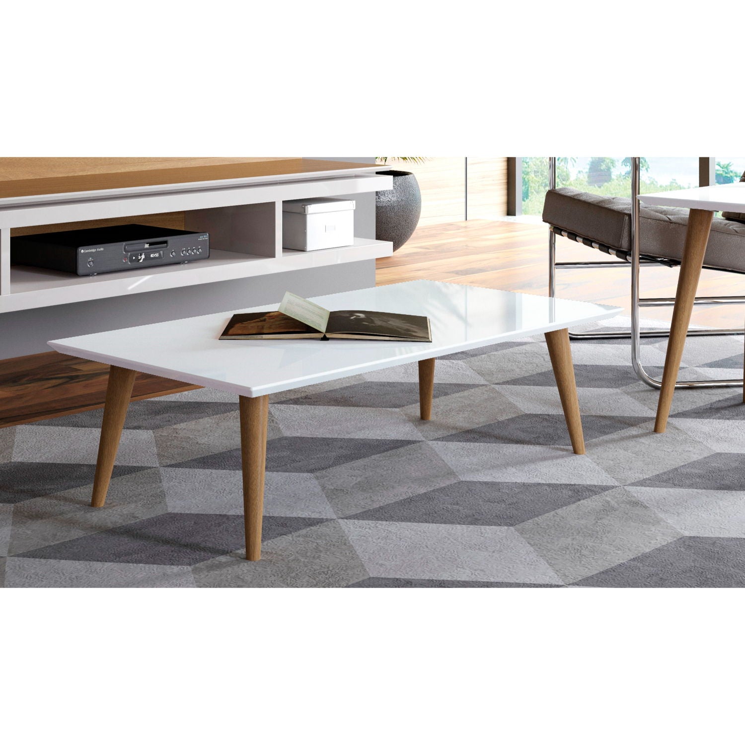 Utopia - Lacquered Coffee Table - White