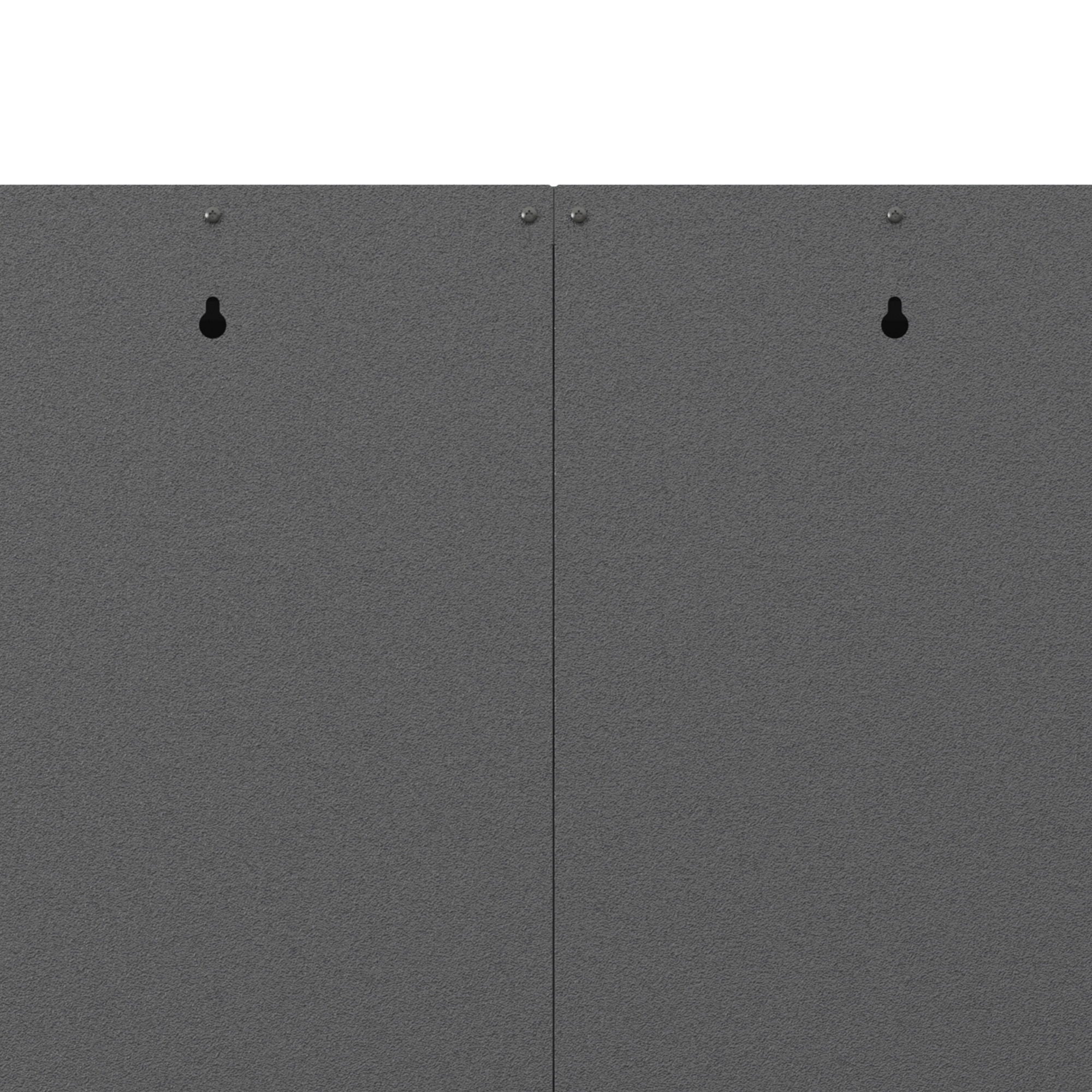 Metal Wall Mounted Tool Storage Cabinet With Locking Door, 1 Shelf & 1 Drawer