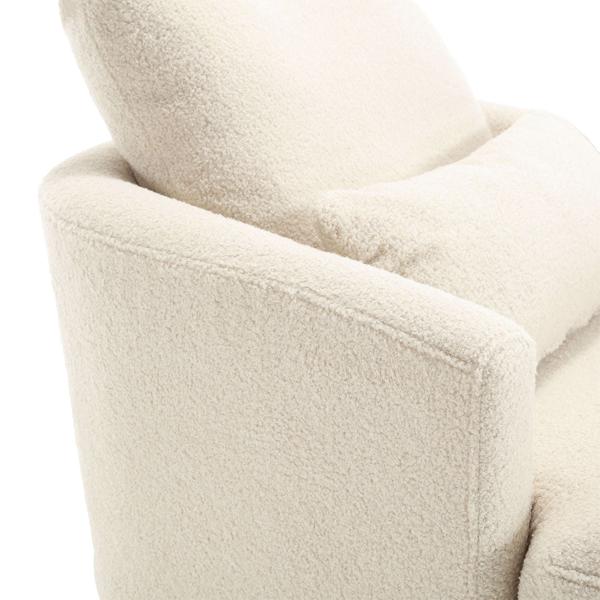 Modern Barrel Comfy Round Accent Sofa Chair, 360 Degree Swivel