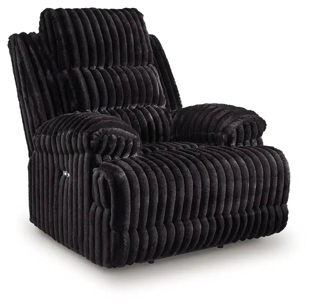 Rhine Falls - Zero Wall Recliner - Onyx - Best Buy Furniture