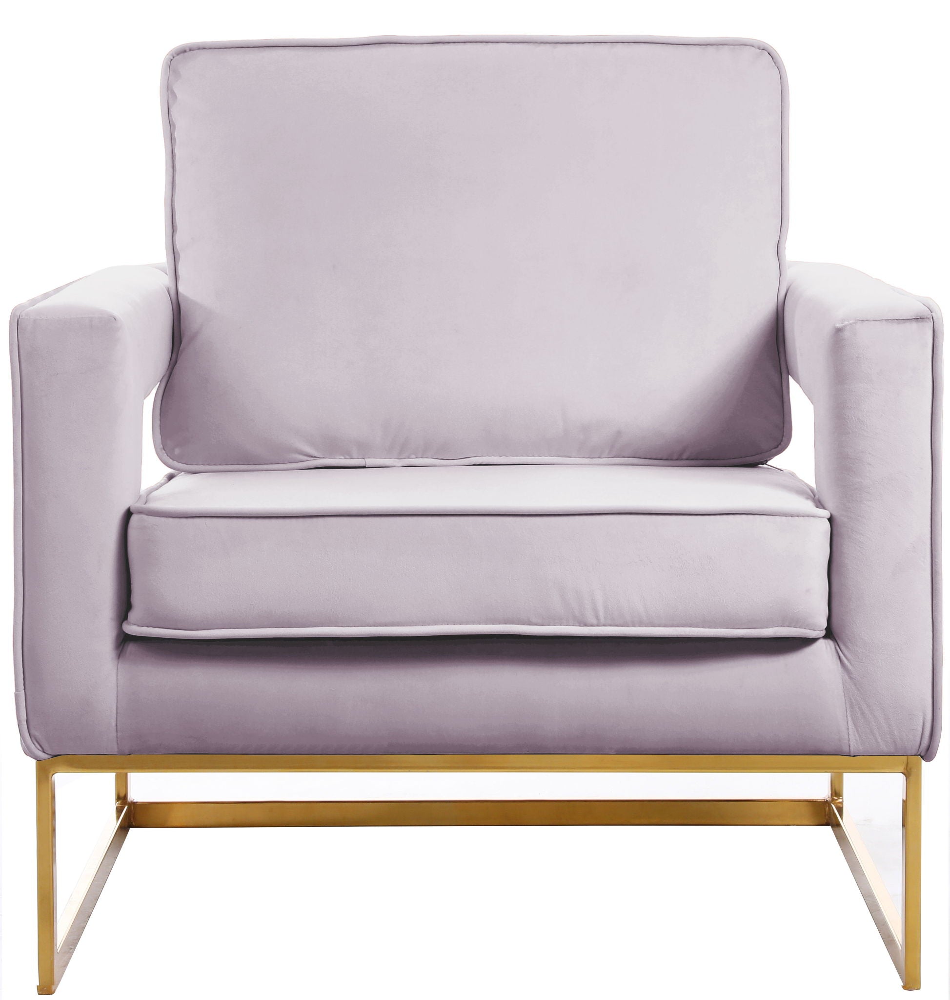 Noah - Accent Chair with Gold Legs