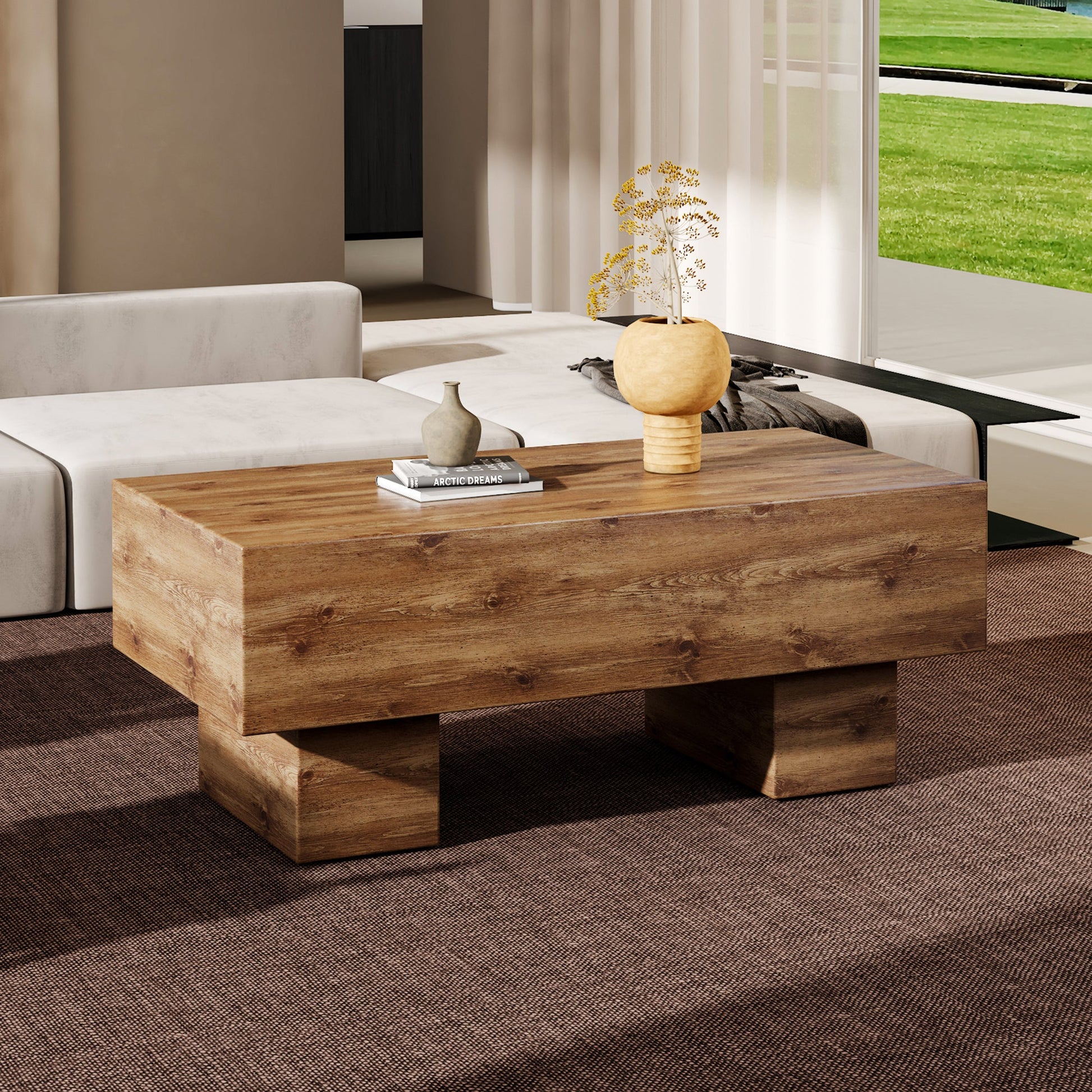 Modern-rectangular-coffee-table-Coffee-Tables