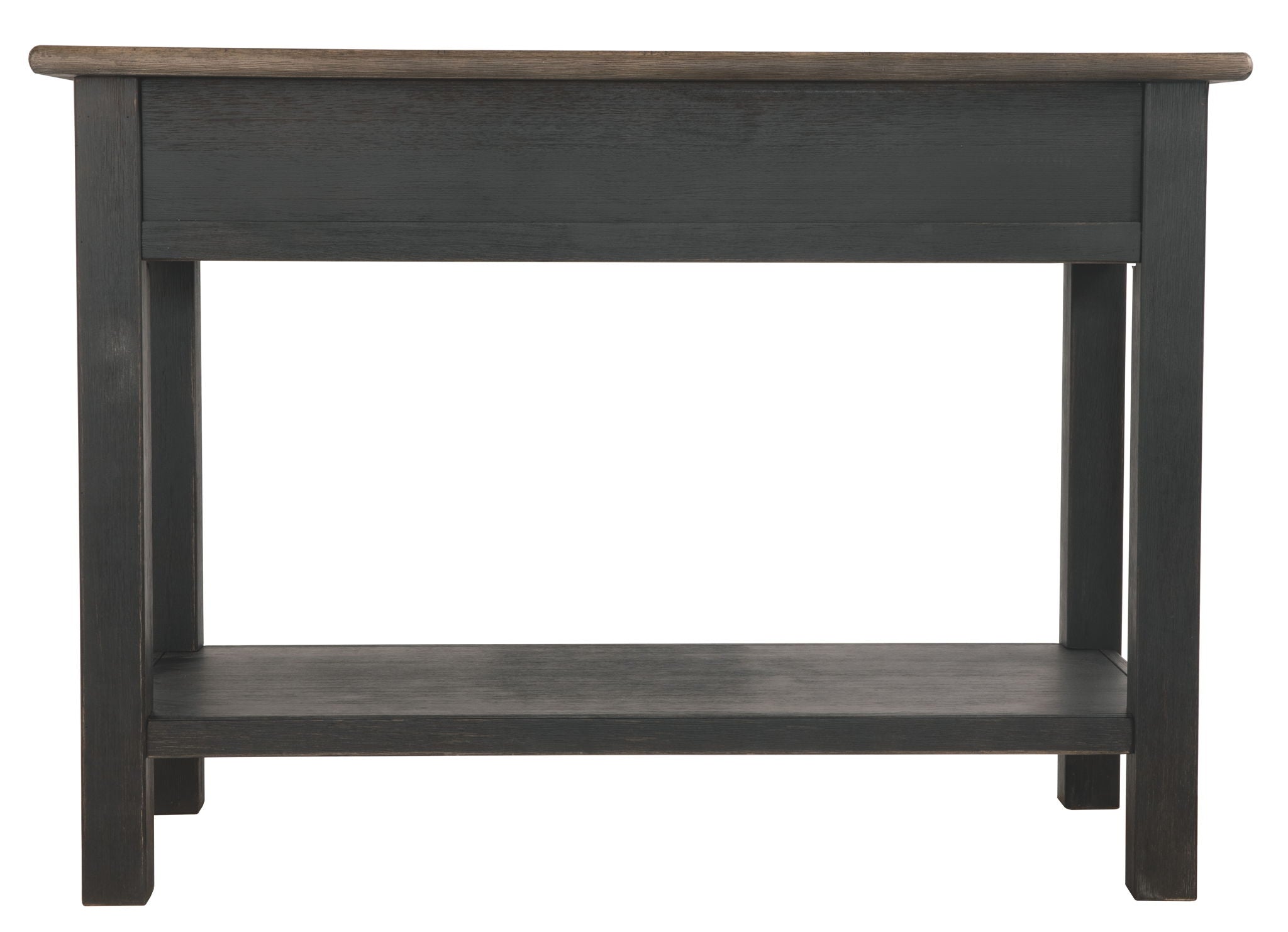 Tyler Creek - Sofa Table - Grayish Brown / Black - Best Buy Furniture