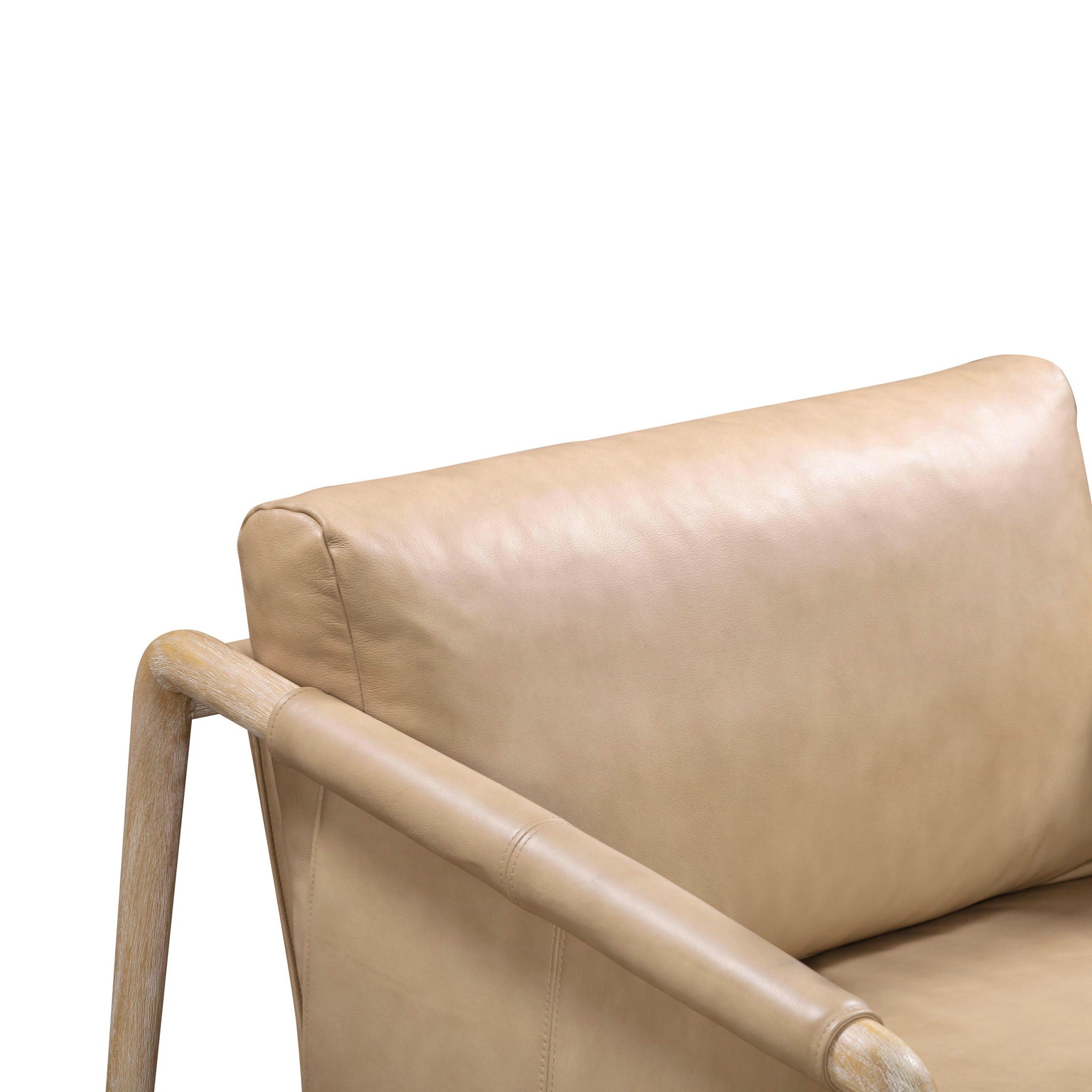 Chakka - Genuine Leather Accent Chair