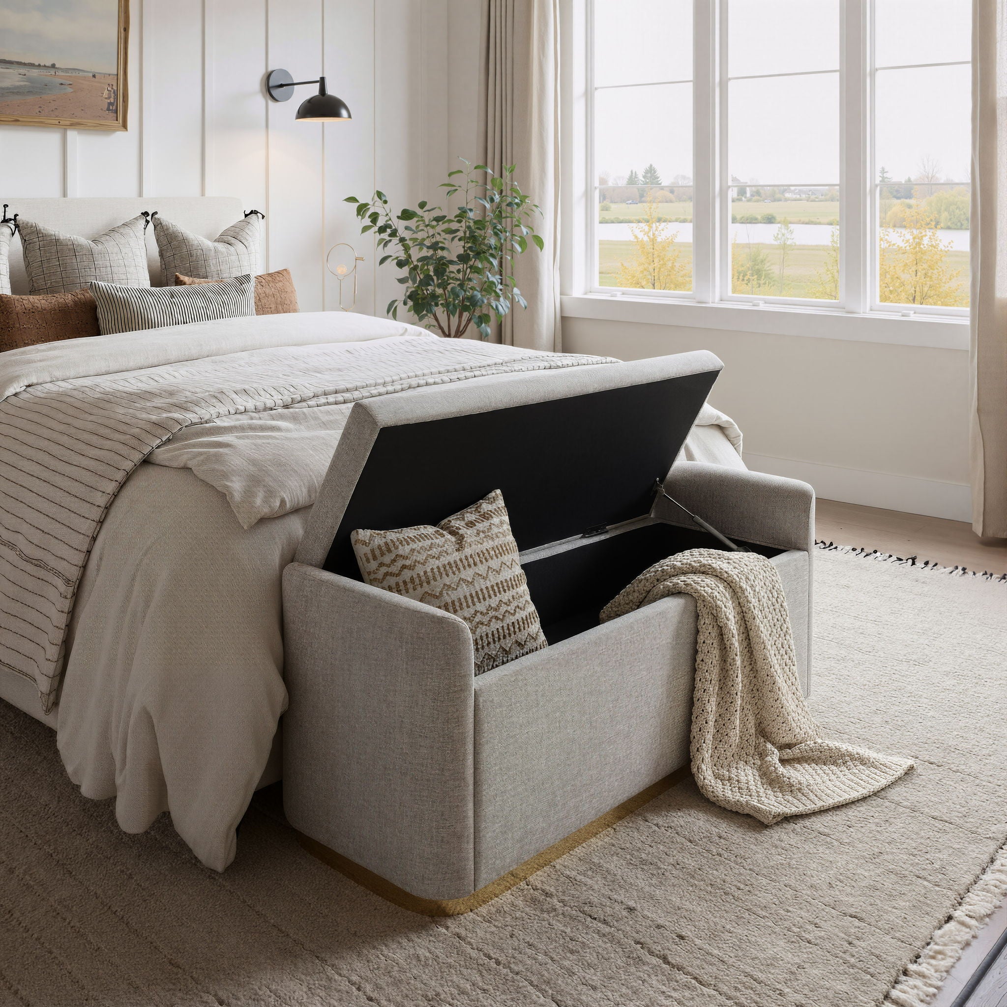 Dobo - Storage Bench - Gray