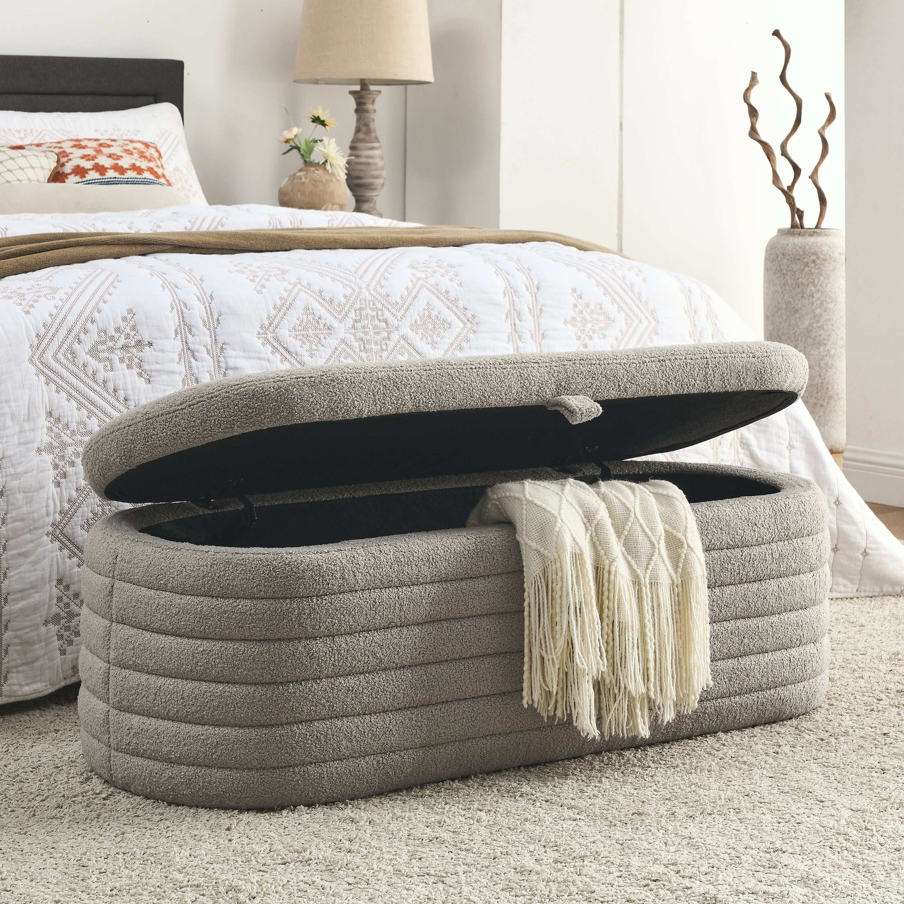 Winona Storage Ottoman Bench