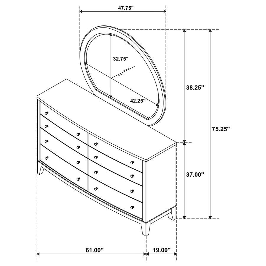 Granada - 8-Drawer Dresser