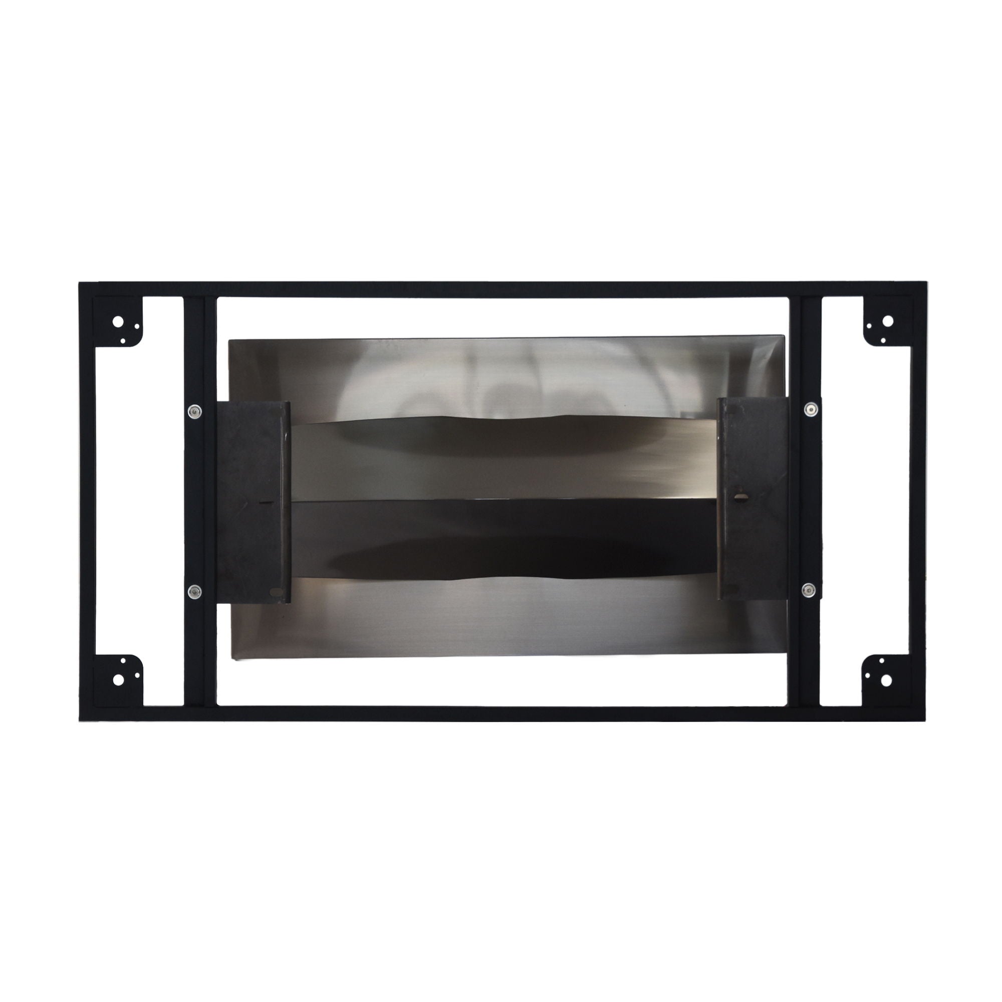 70.87" Modern Artificial Stone Crescent-Shaped Metal Legs, Can Accommodate 6-8 People - White / Black