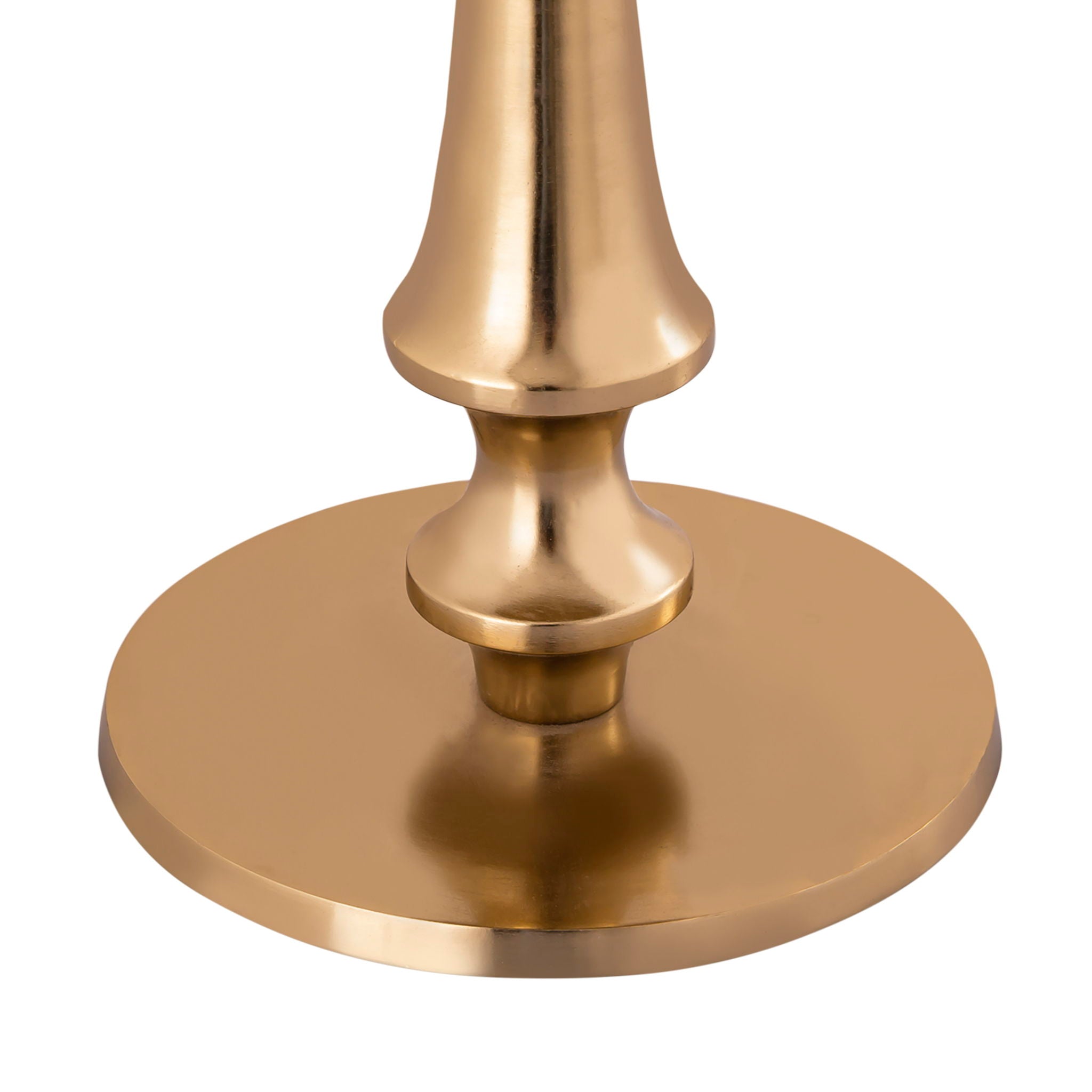 Gold Goathide - Side Table - Black