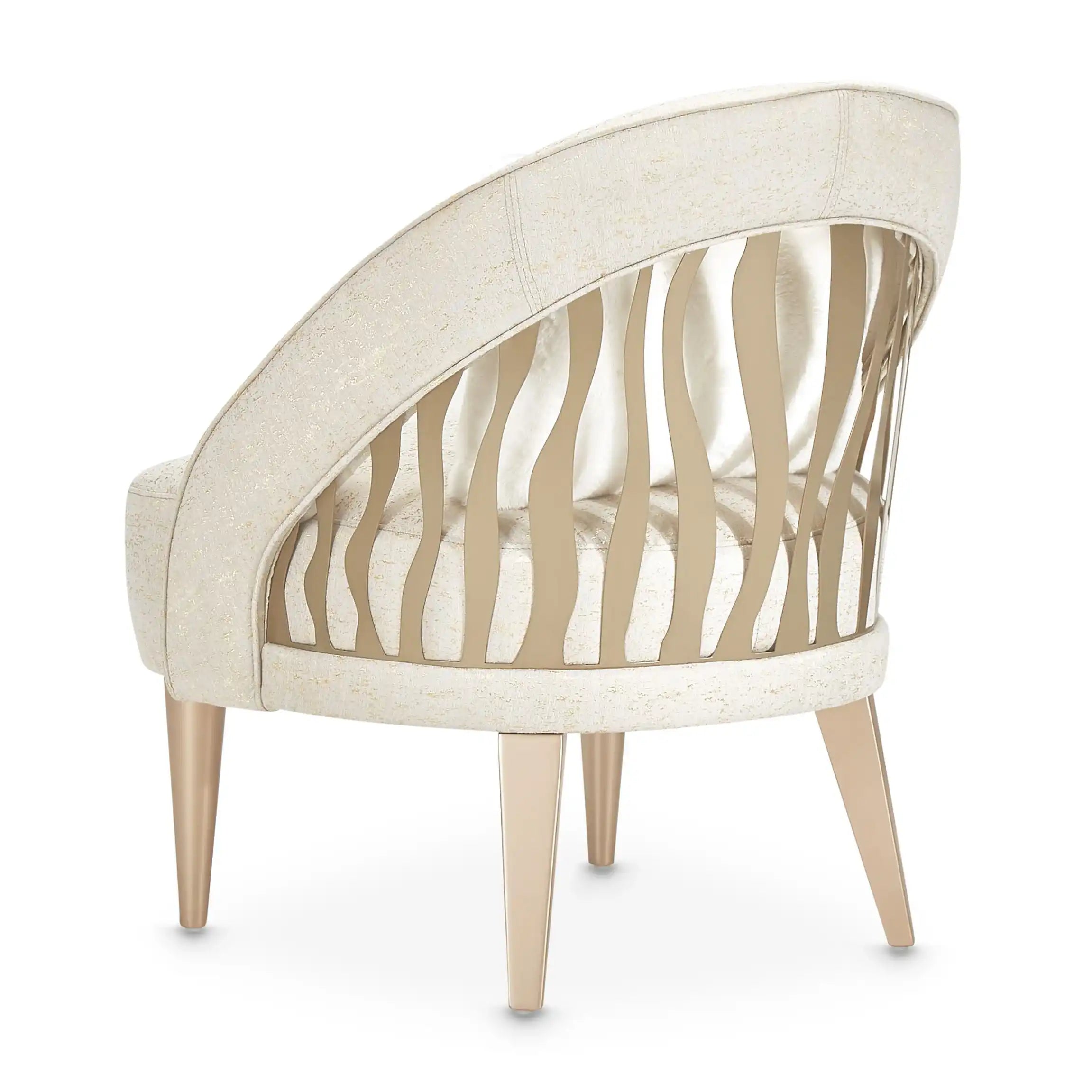 La Rachelle - Flame Chair - Gold Rush / Champagne