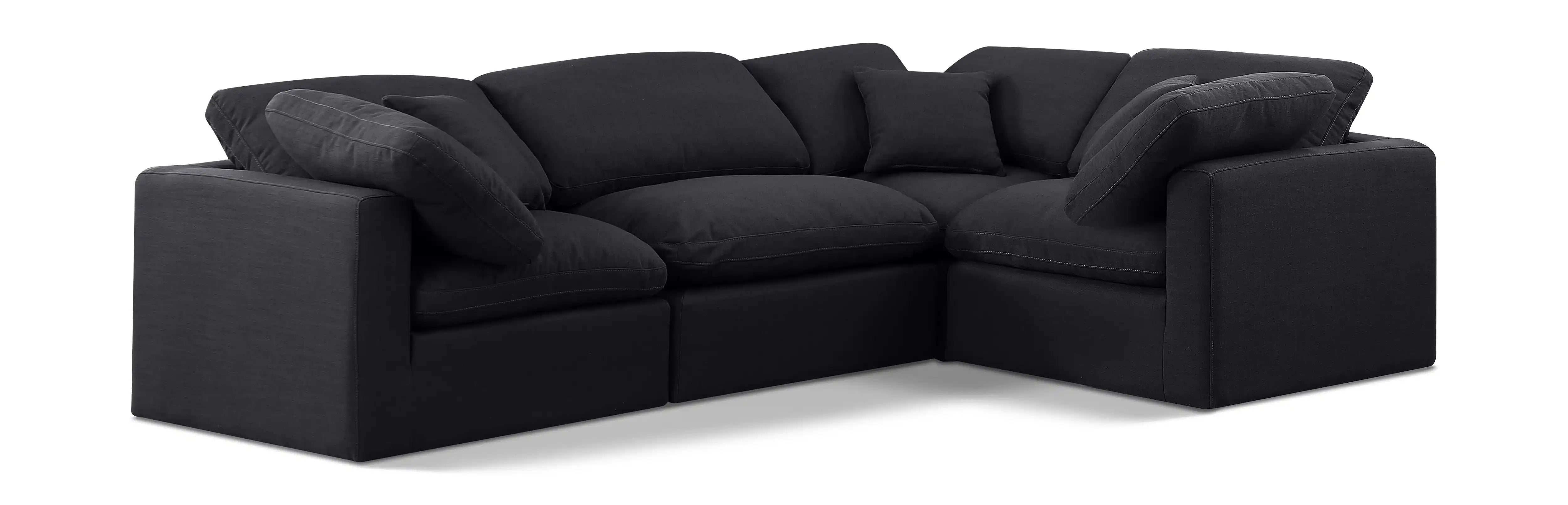 Indulge - Linen 4 Piece Modular Corner Sectional