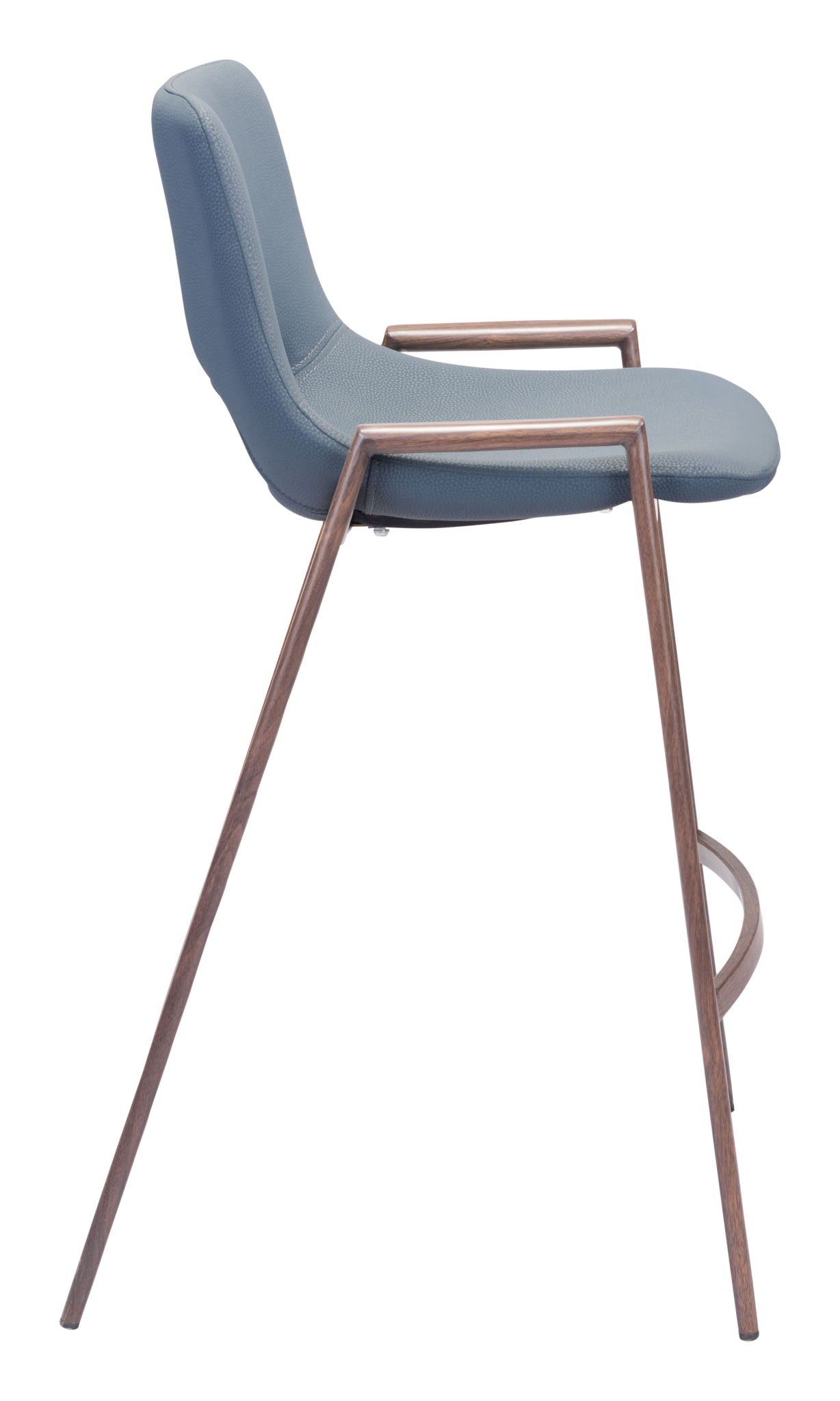 Desi - Counter Stool With Walnut Legs (Set of 2)