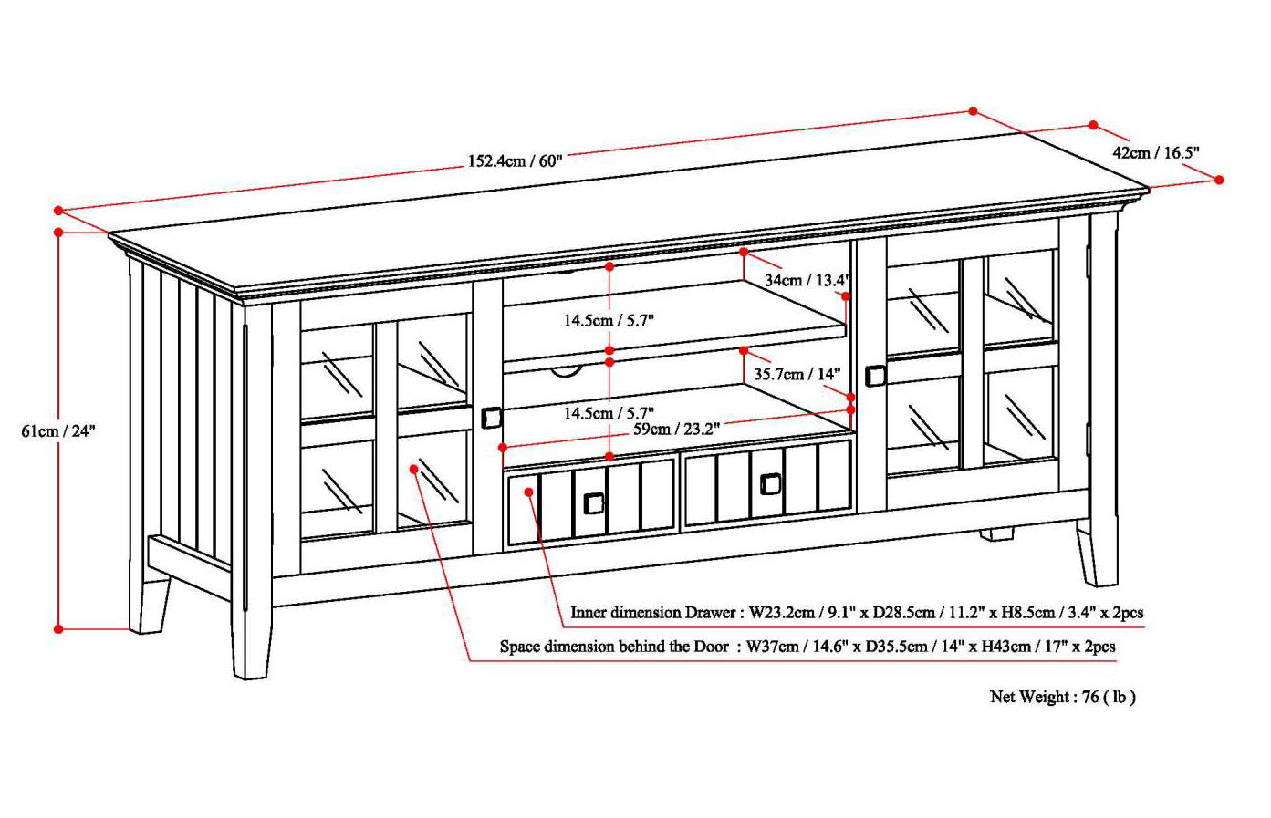 Acadian - TV Media Stand - Rustic Natural Aged Brown - Best Buy Furniture
