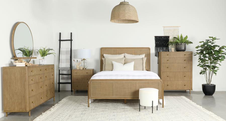 Arini - Rattan Panel Bed