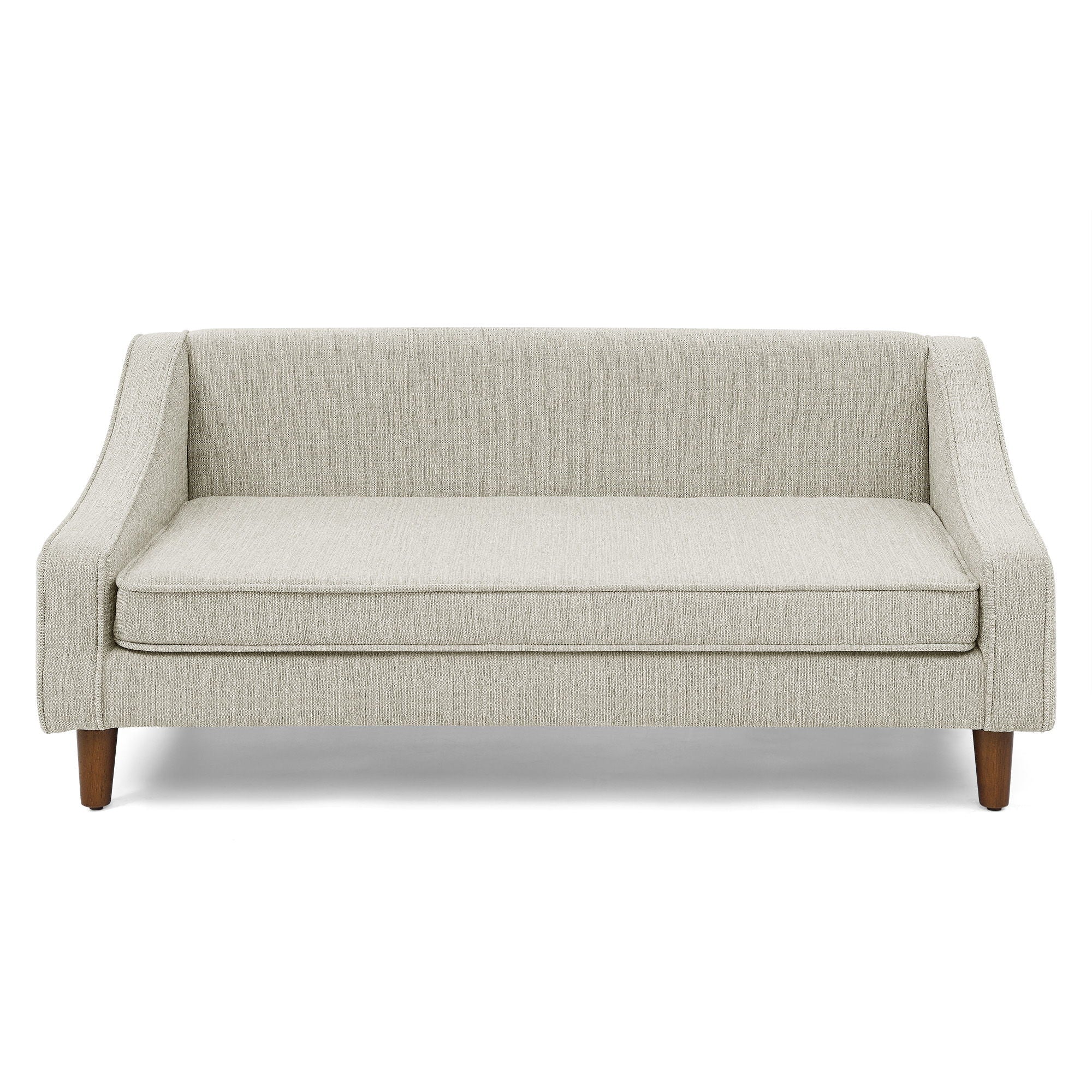 Modern Durable Elevated Dog Sofa Bed With Irregular Armrest Design