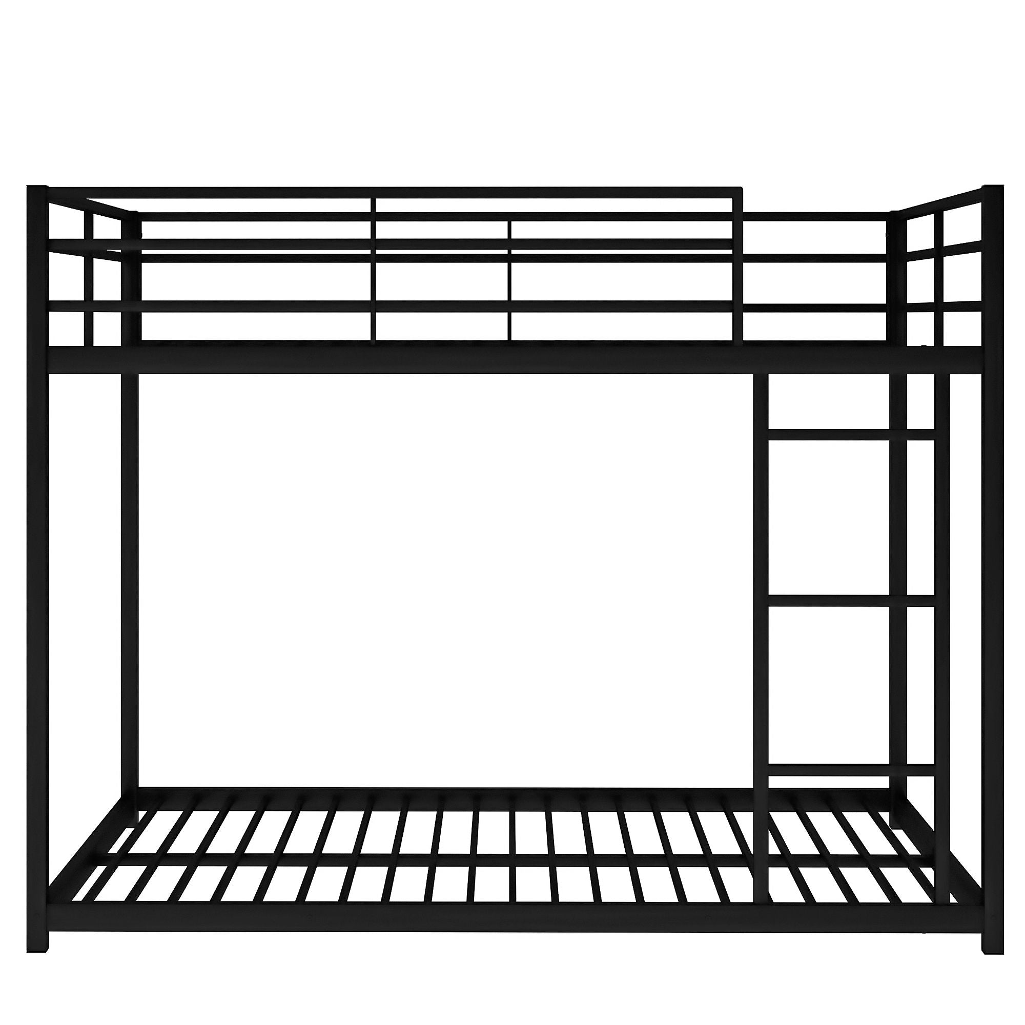 Metal Bunk Bed, Low Bunk Bed With Ladder