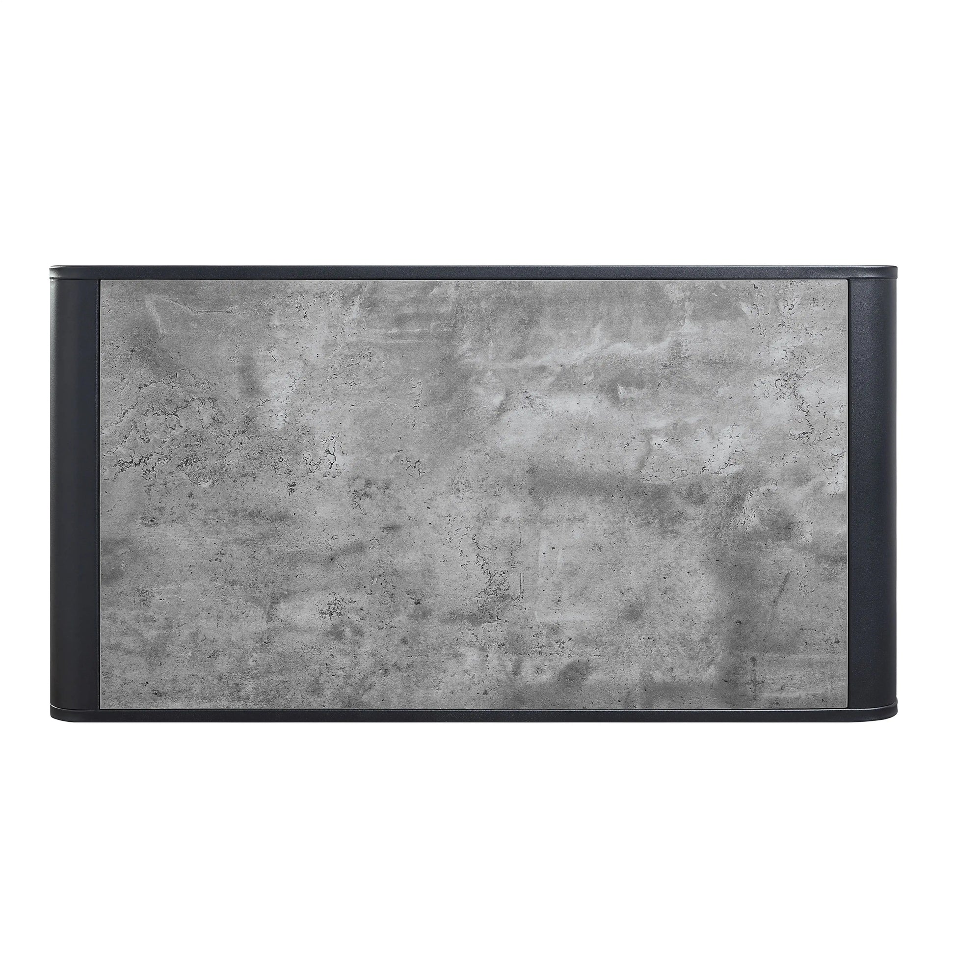Raziela - Concrete Coffee Table - Black / Gray - Best Buy Furniture
