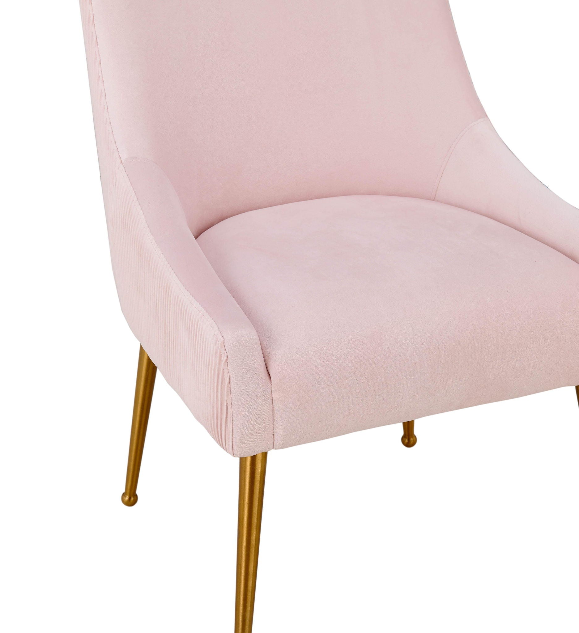 Beatrix - Pleated Velvet Side Chair