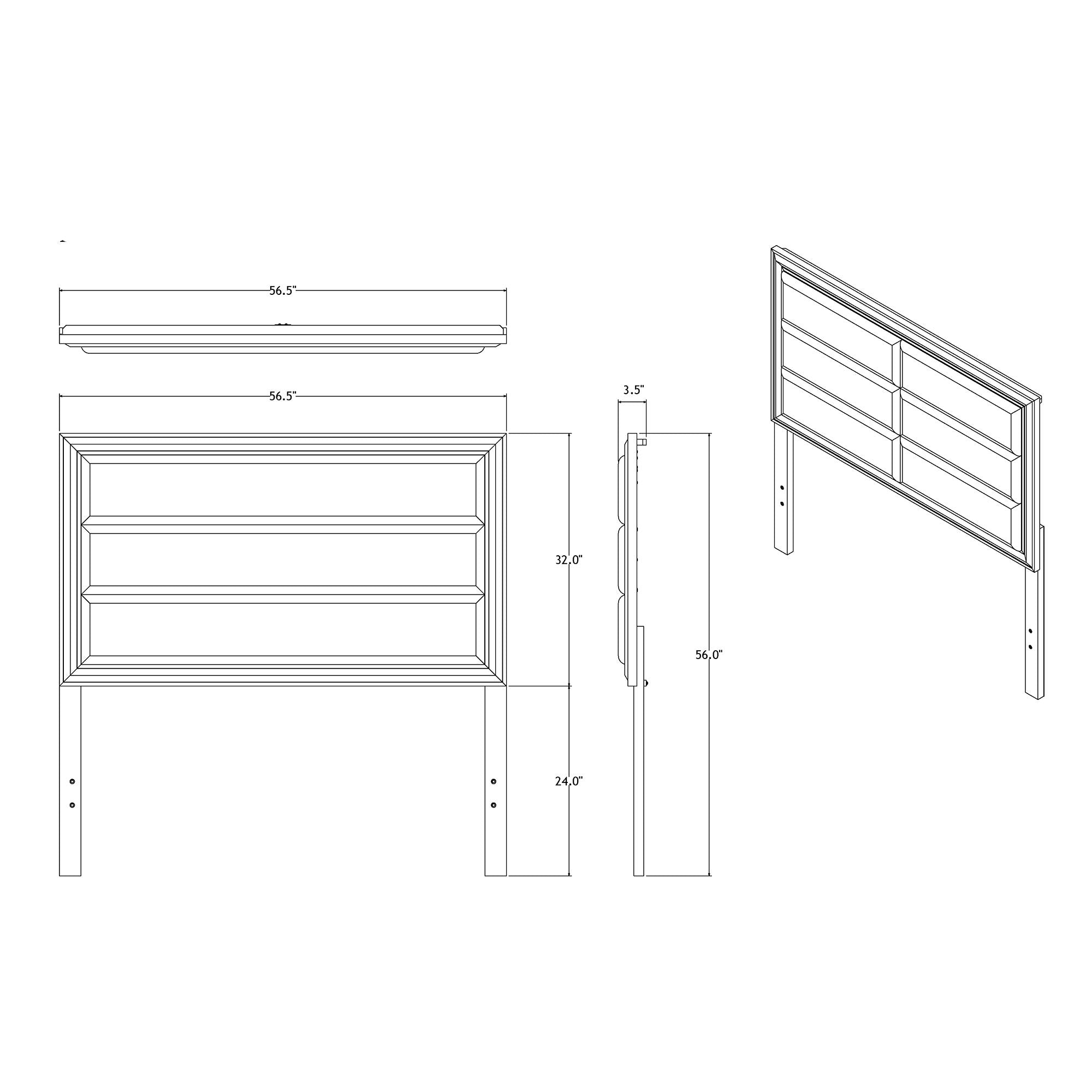 Adelaide - Bed With LED