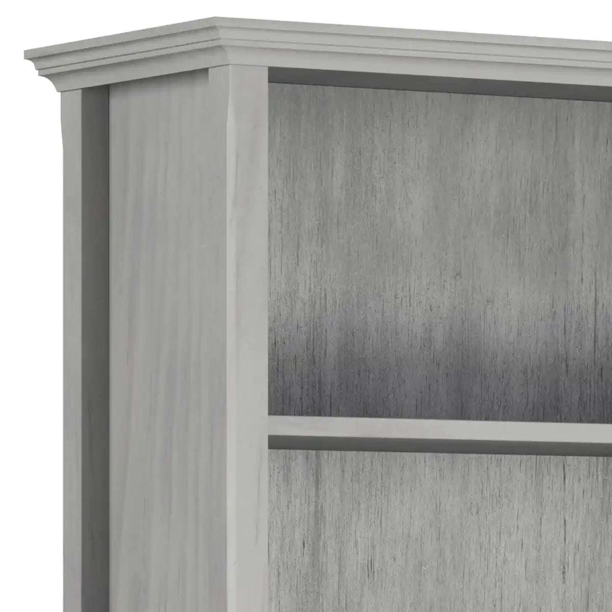 Amherst - 5 Shelf Bookcase - Fog Gray - Best Buy Furniture