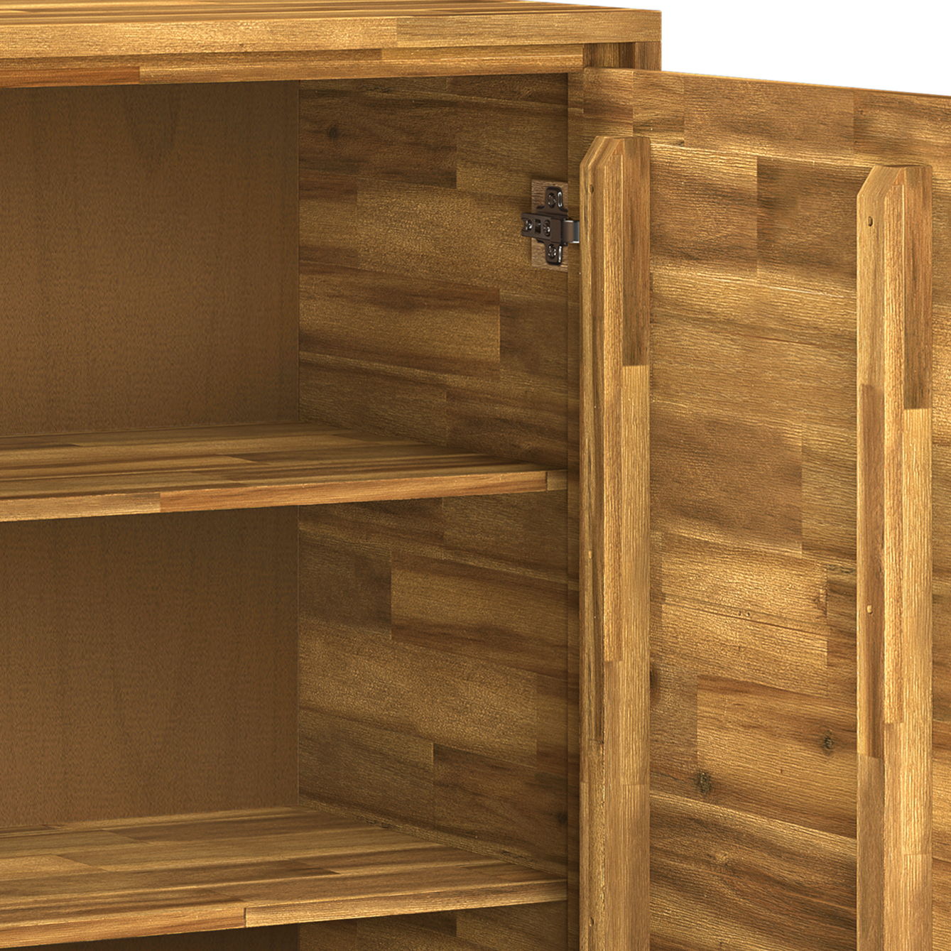 Lowry - Medium Handcrafted Storage Cabinet - Best Buy Furniture