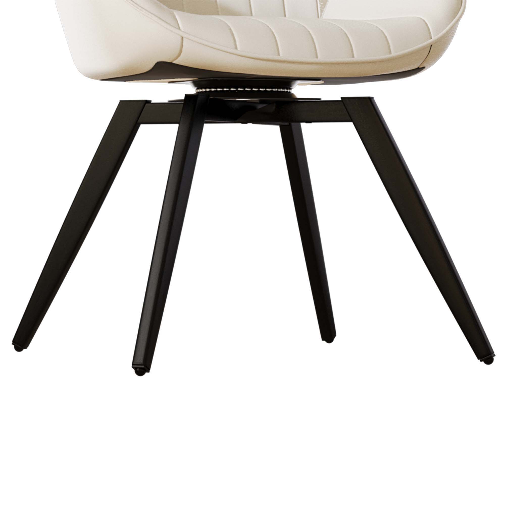 Modern Medieval Kitchen Dining Chair With 360 ° Rotation