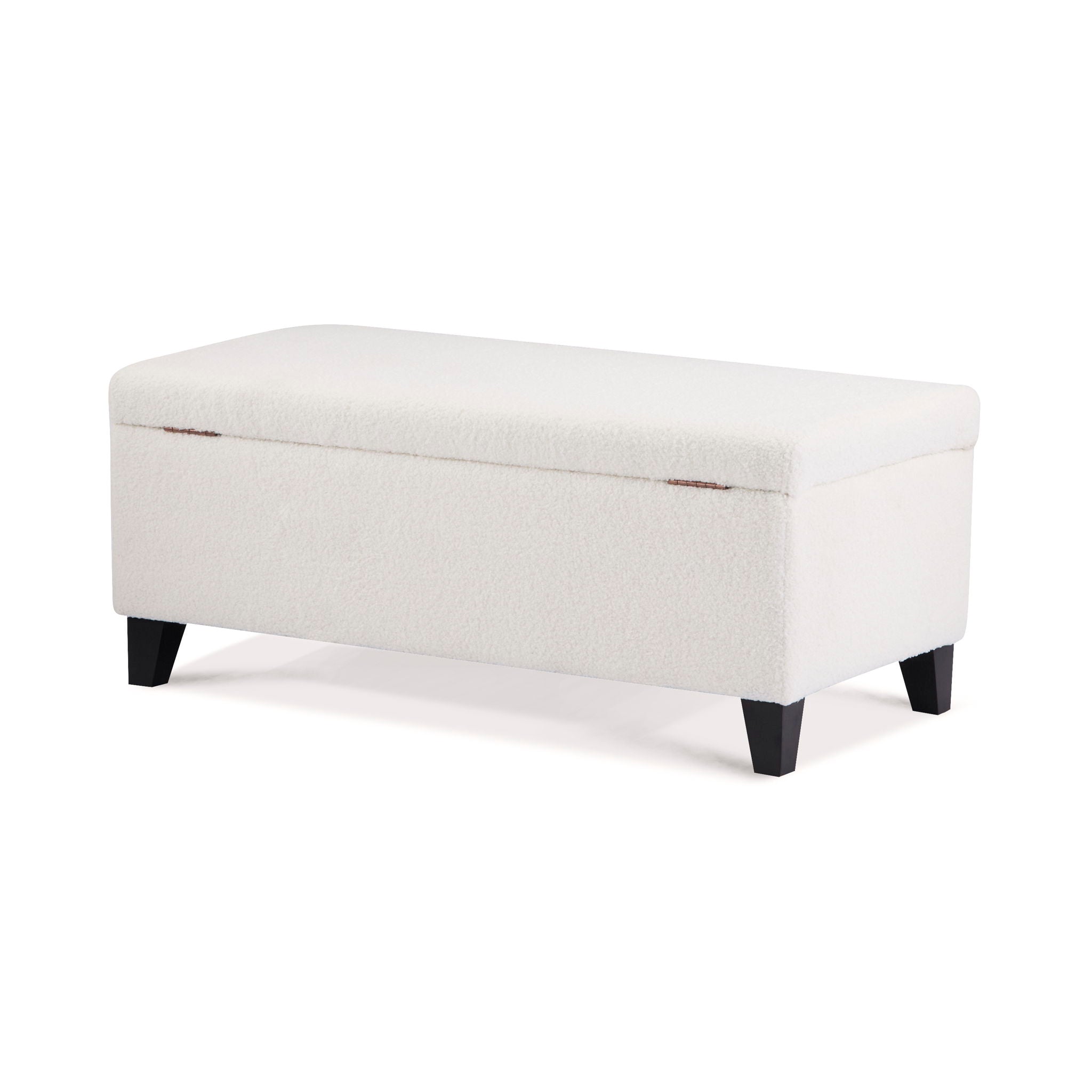 Storage Ottoman With Flip Top Lid