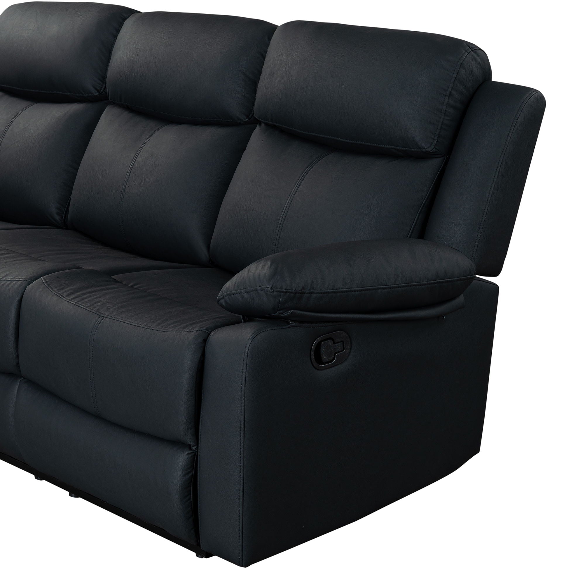 Blanche - Console Reclining Loveseat With LED Lights