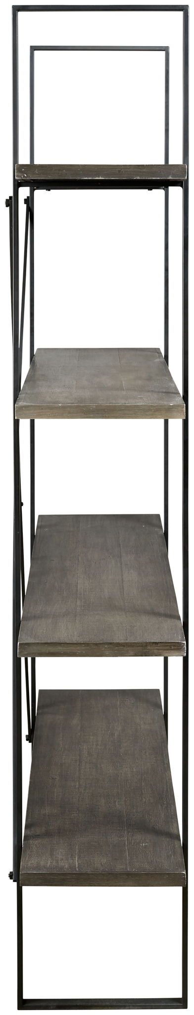 Gilesgrove - Bookcase - Black / Gray - Best Buy Furniture