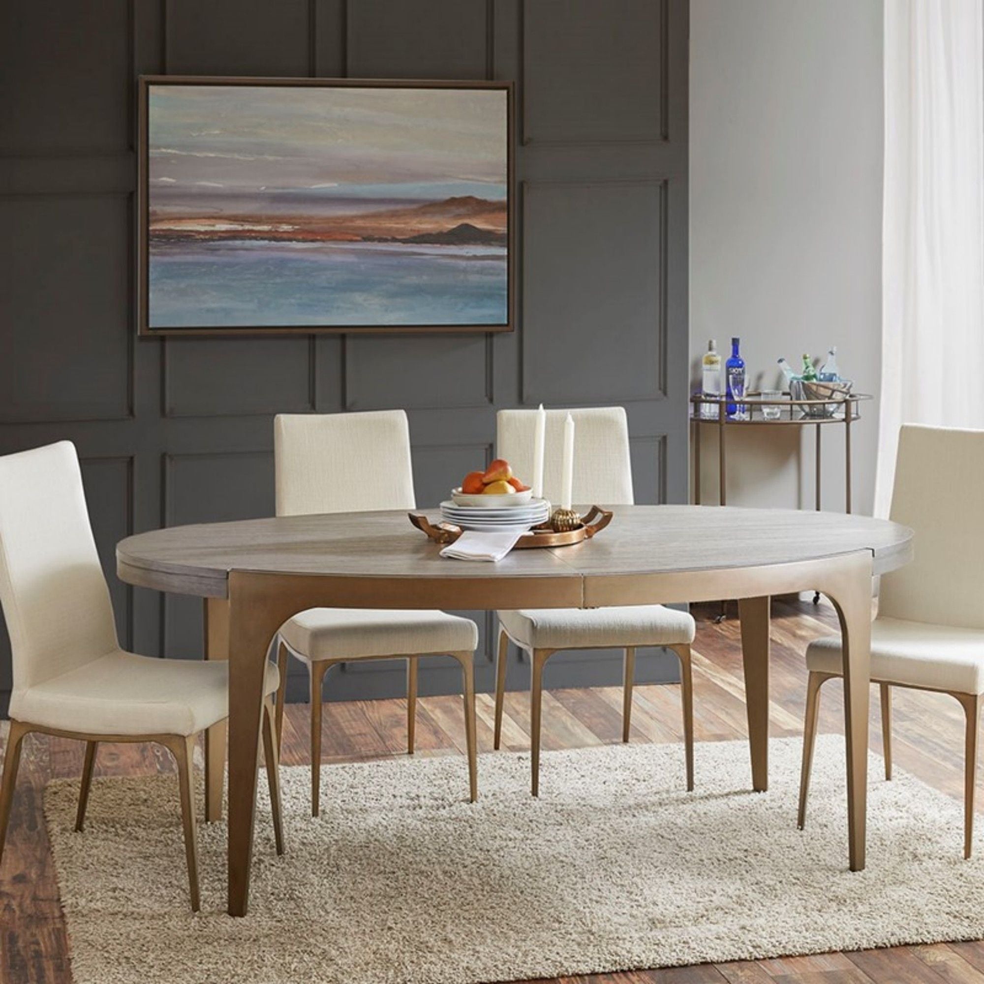 Captiva - Dining Side Chair With Upholstery (Set of 2) - Cream