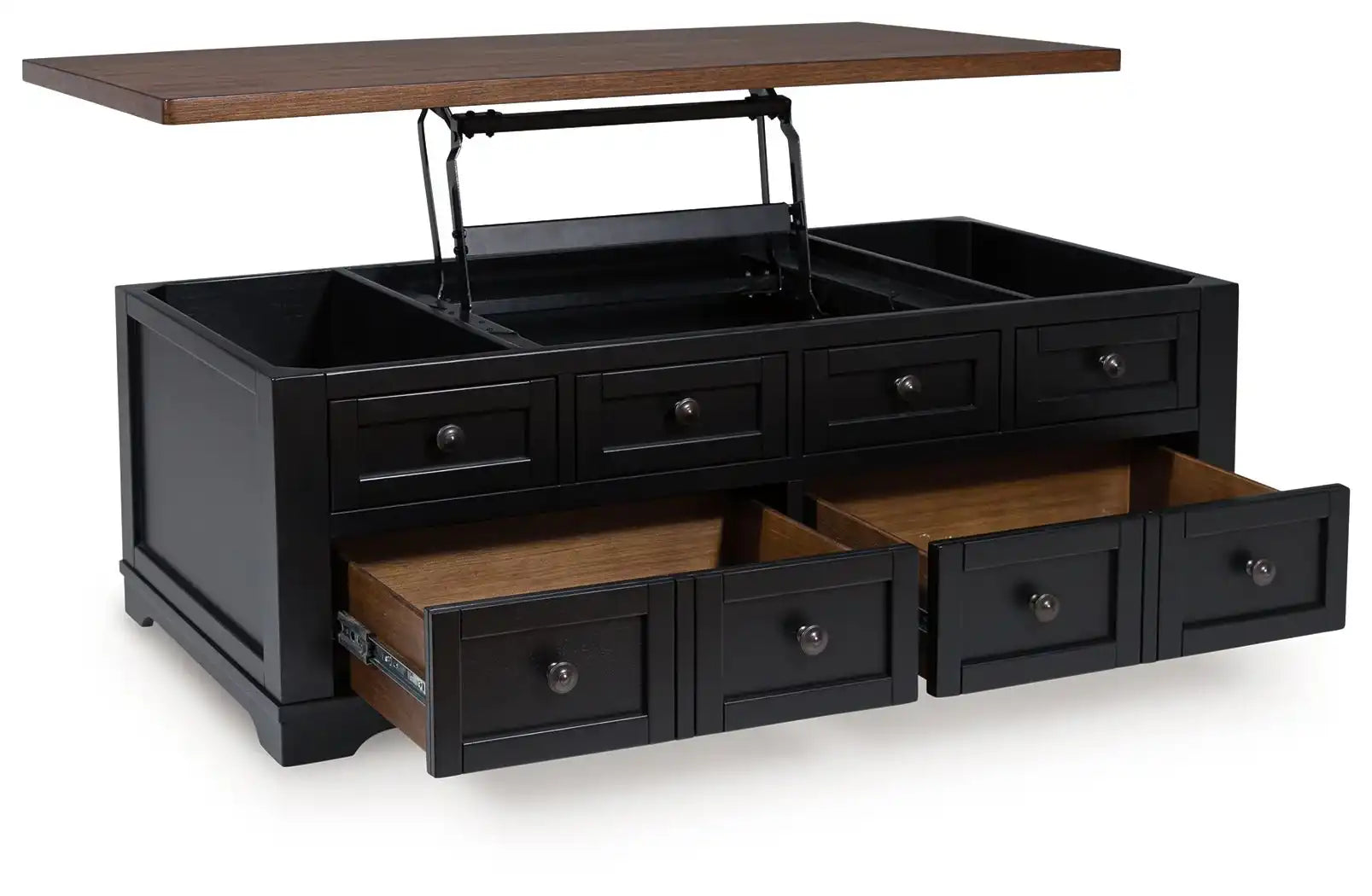 Wildenauer - Brown / Black - Lift Top Cocktail Table