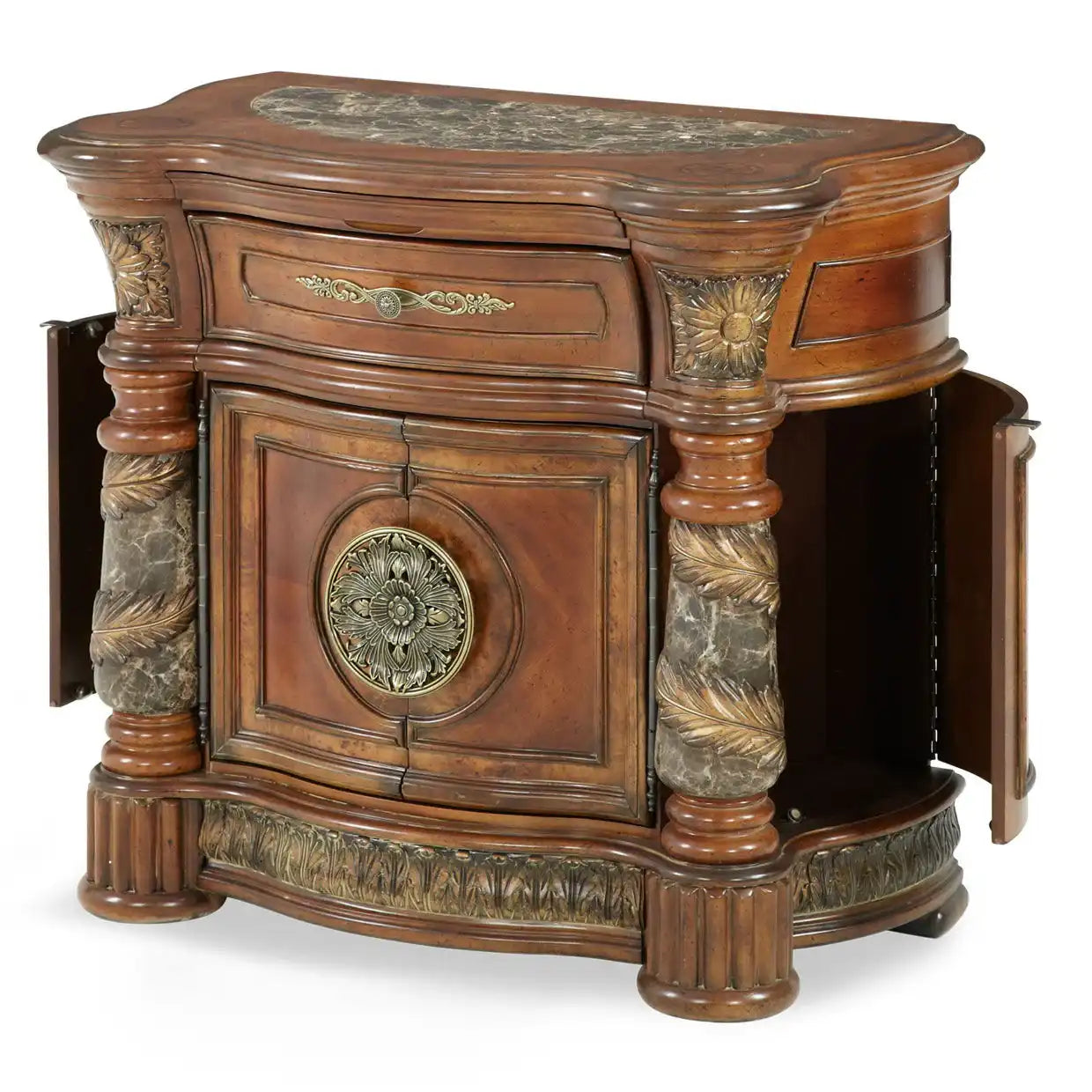 Villa Valencia - Bedside Chest, Mirror
