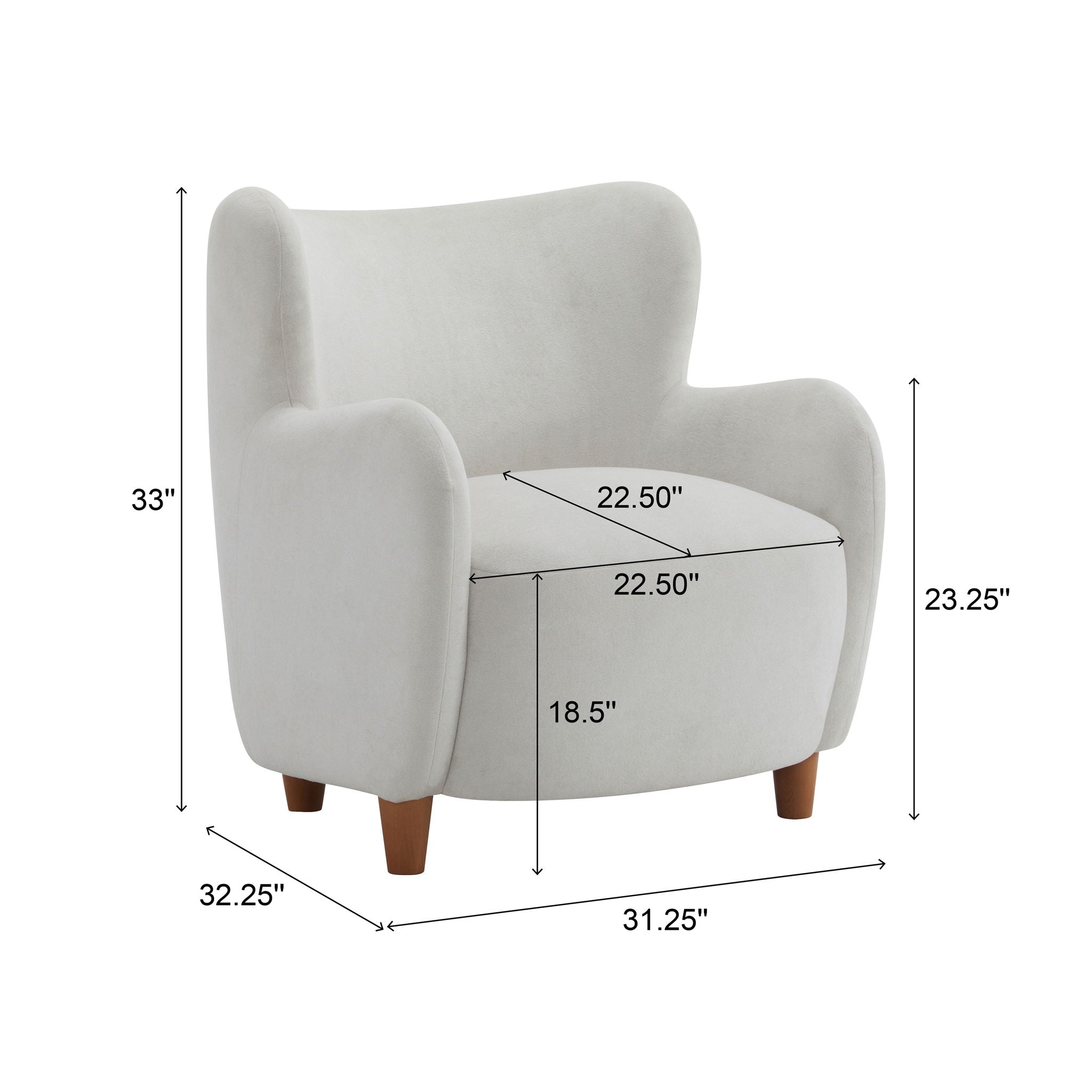 Lucia - Wingback Armchair
