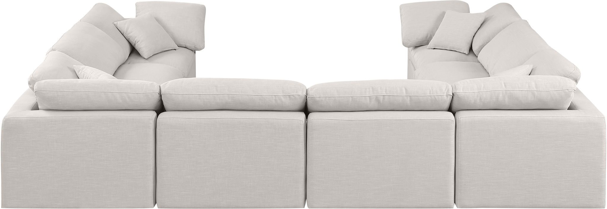 Indulge - Linen 8 Piece Modular Sectional