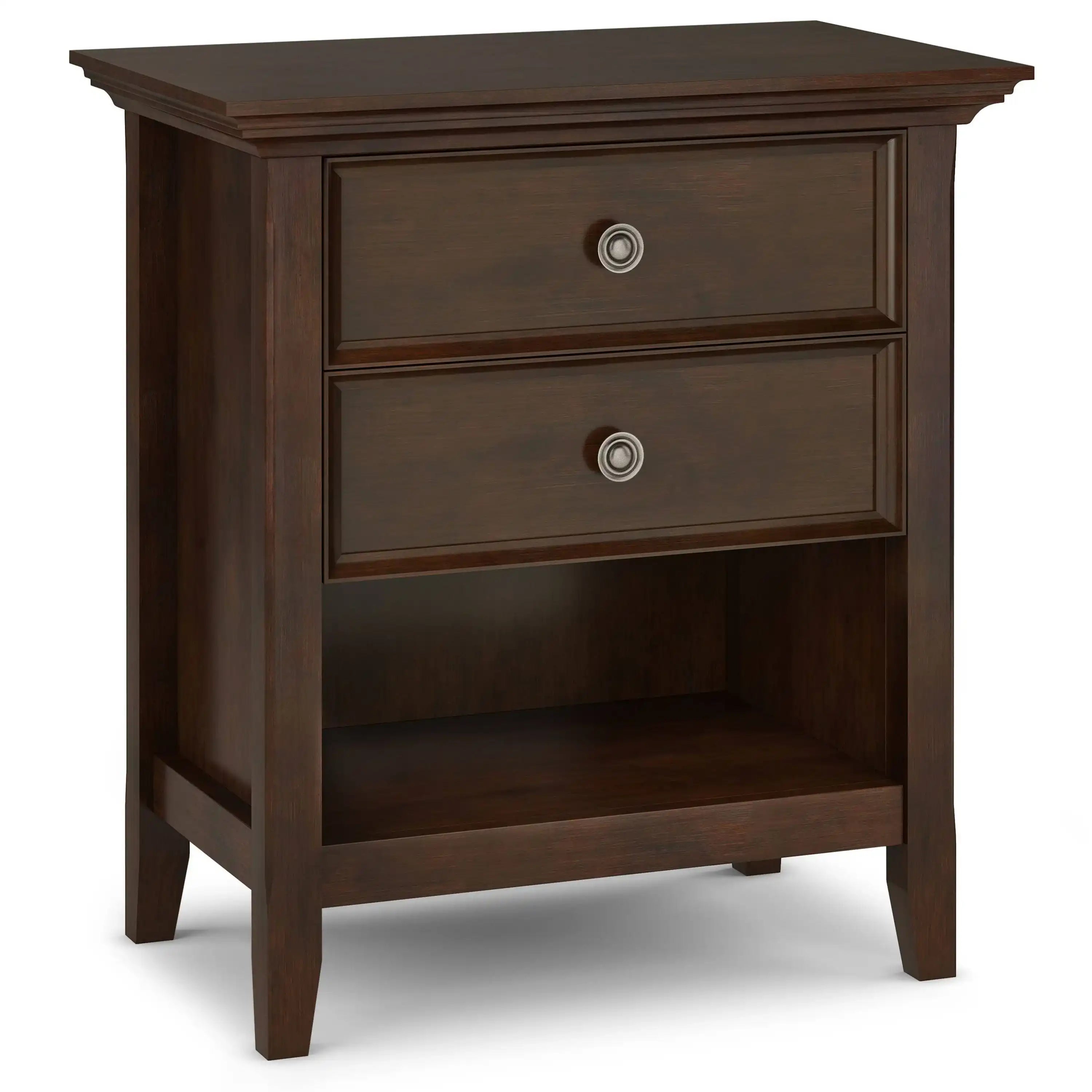 Amherst - Bedside Table - Russet Brown - Best Buy Furniture