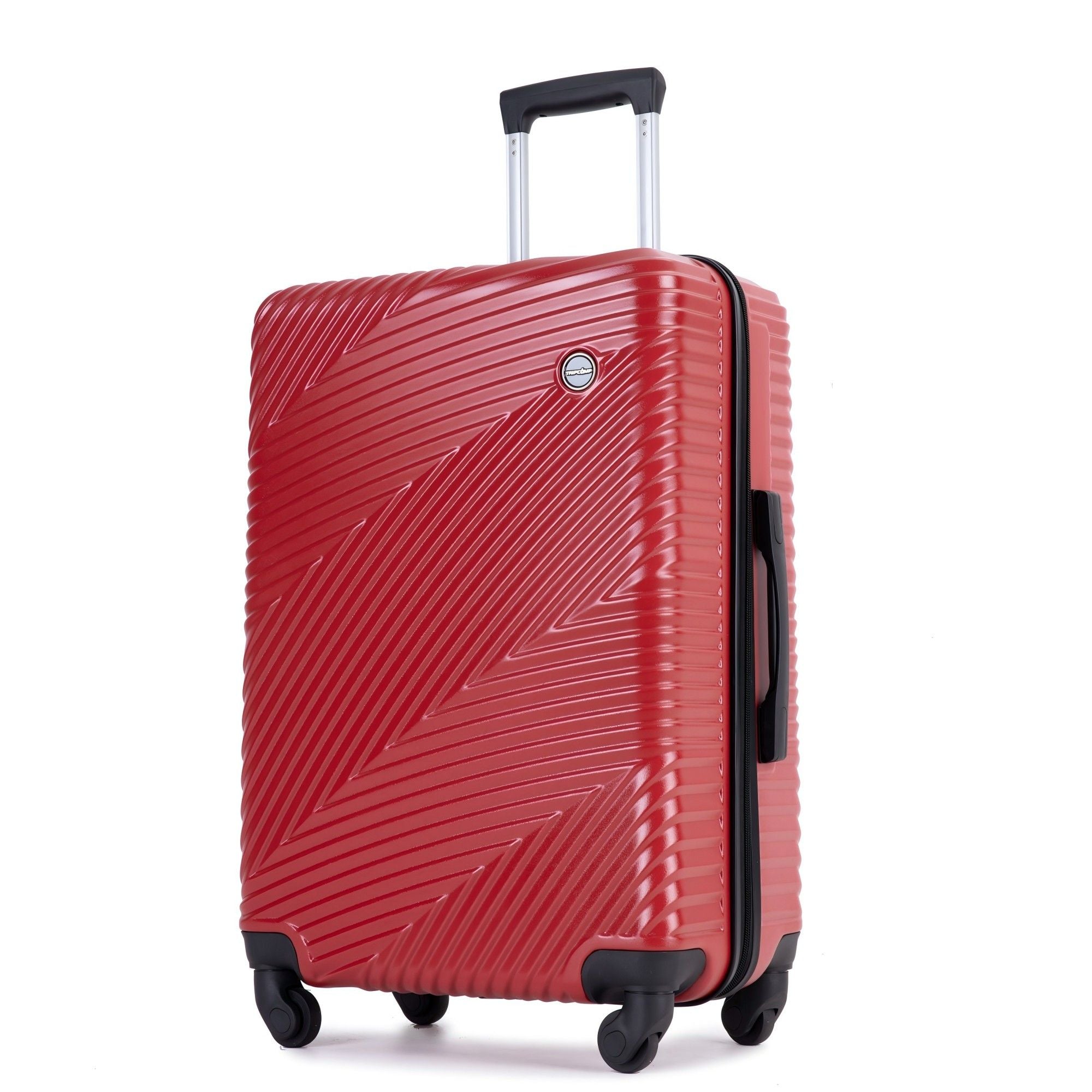 3 Piece Luggage Sets Lightweight Suitcase With Two Hooks, Spinner Wheels,